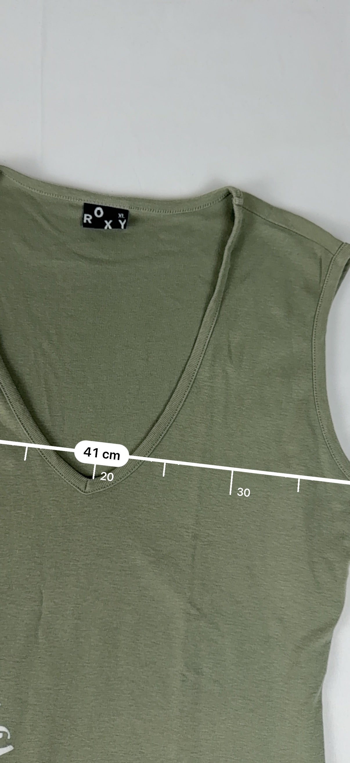 Khaki 100% cotton top (XL)