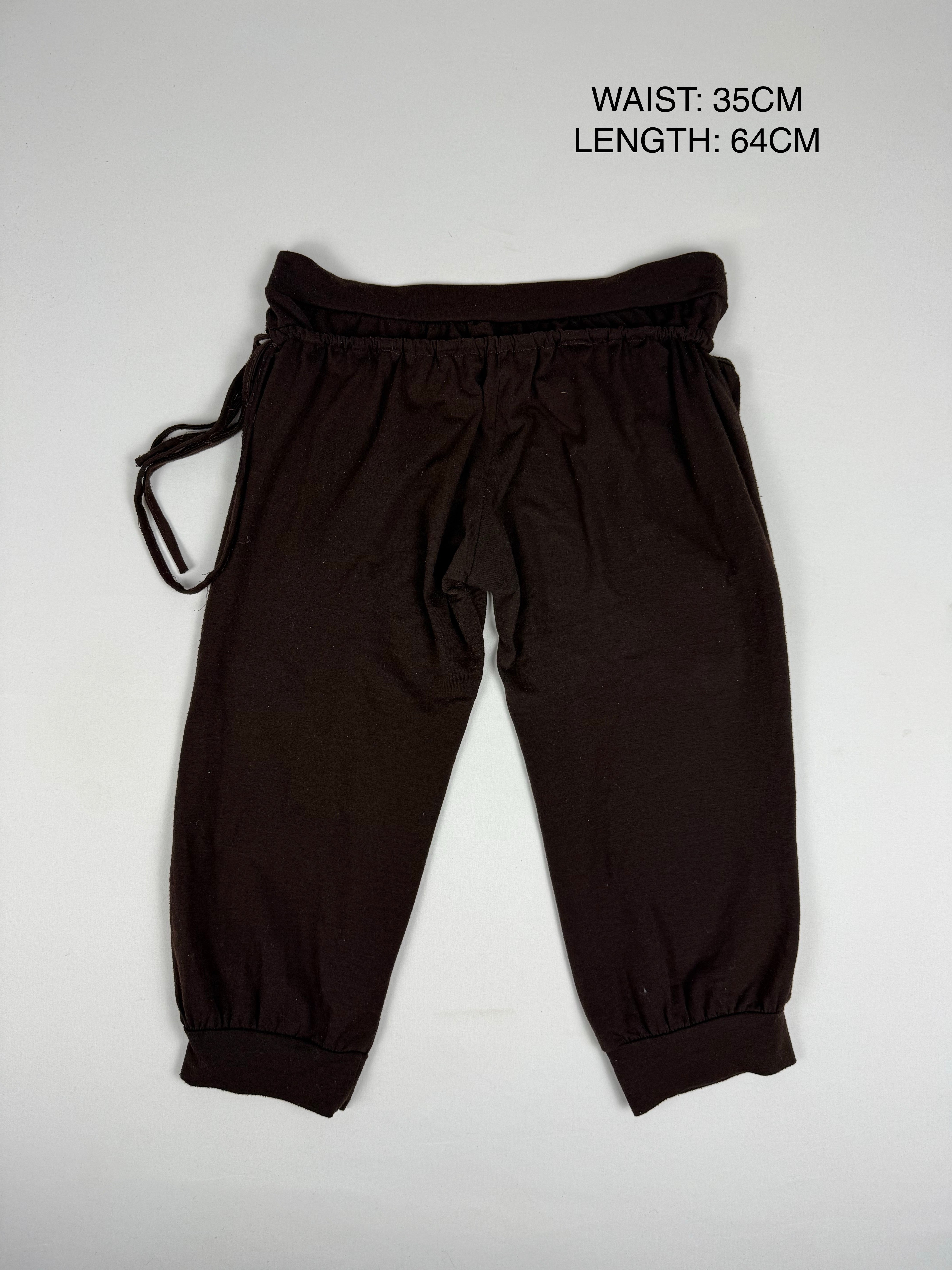 Brown sirwal capri pants (S)
