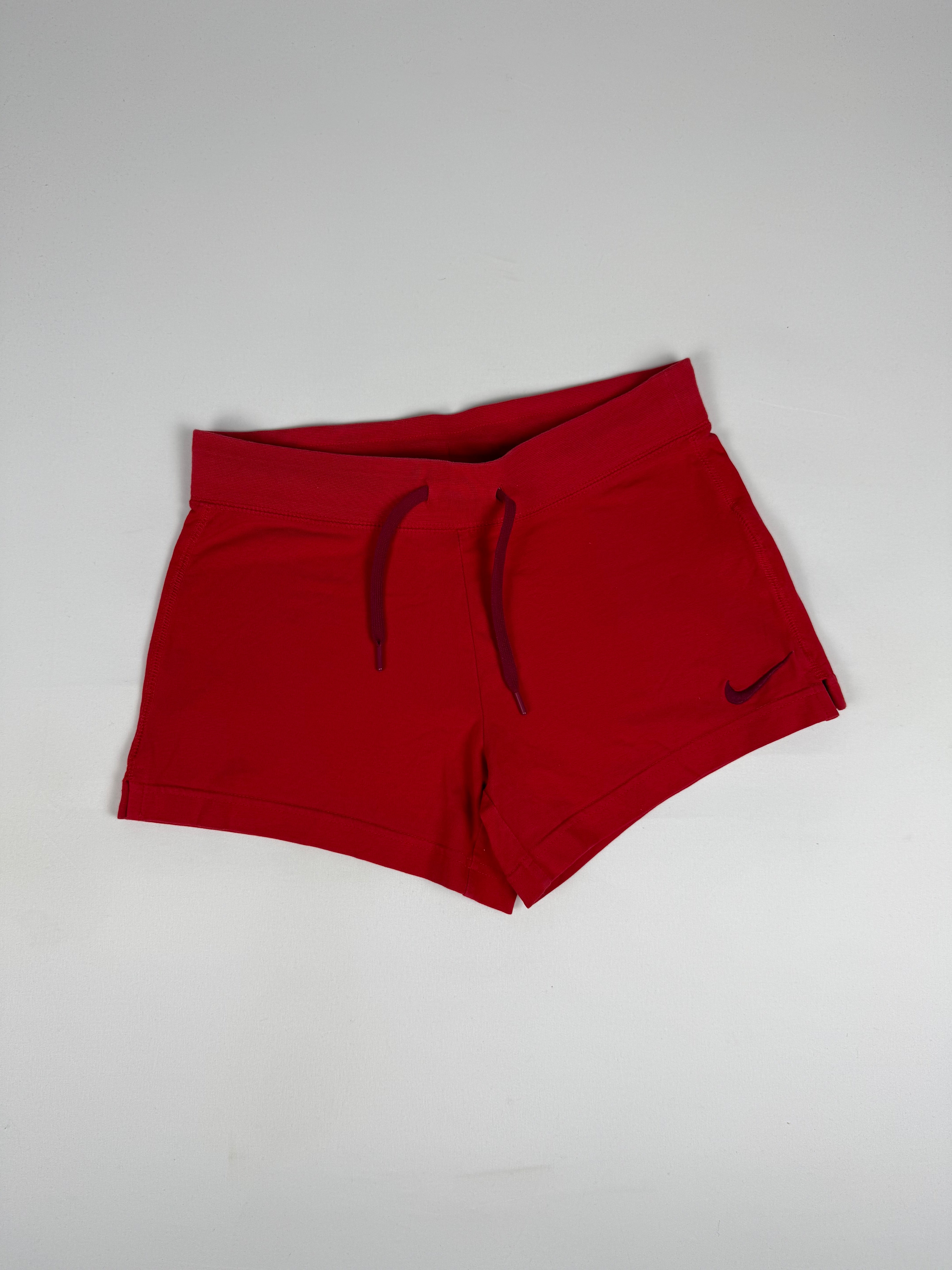 Red cotton mini short (XS)