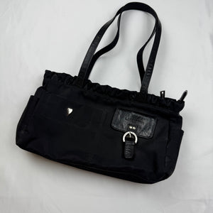 Black medium shoulder bag (24x18cm)