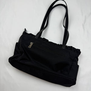 Black medium shoulder bag (24x18cm)