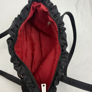 Black medium shoulder bag (24x18cm)