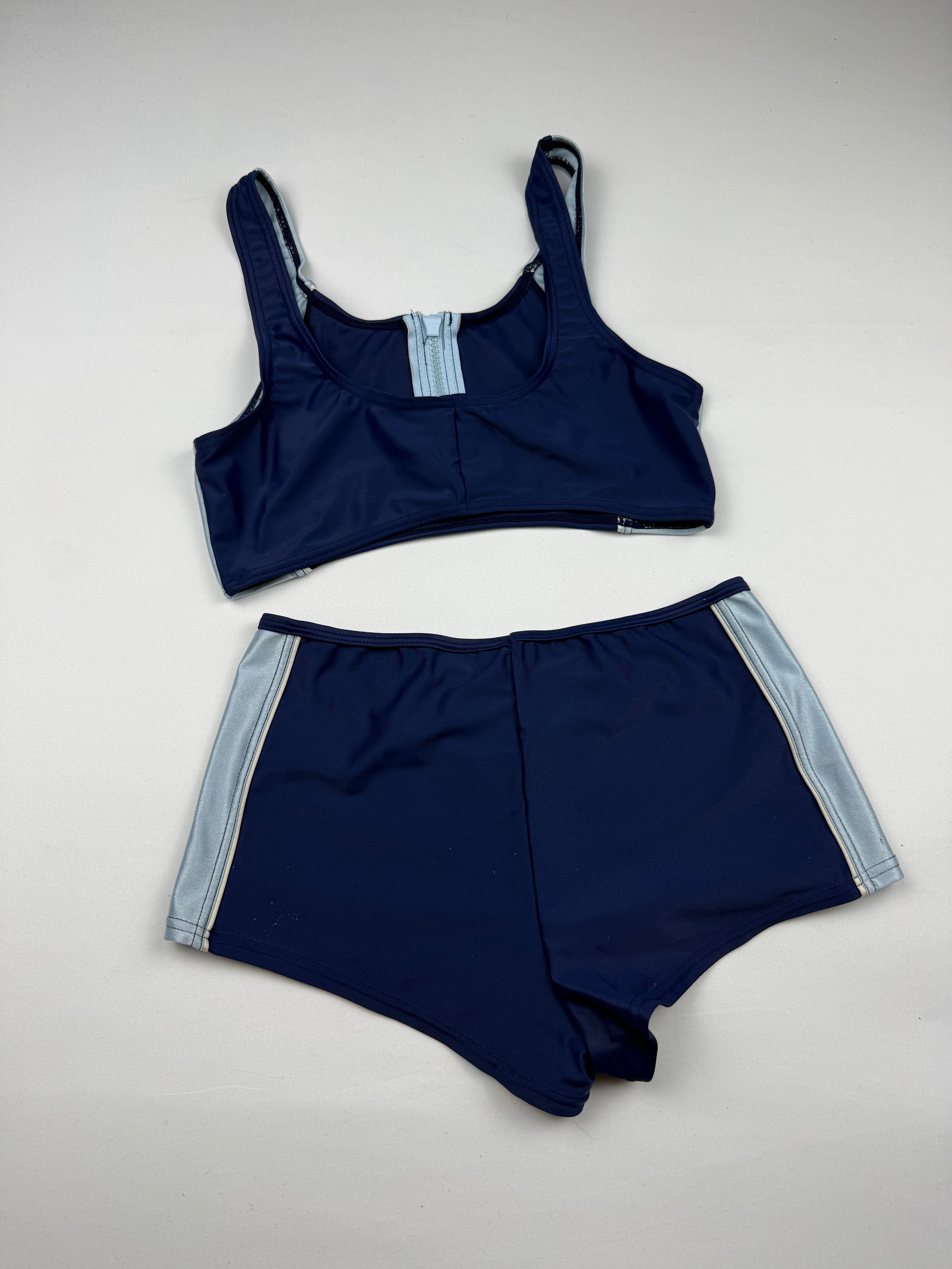 Navy shorty bikini set (S)