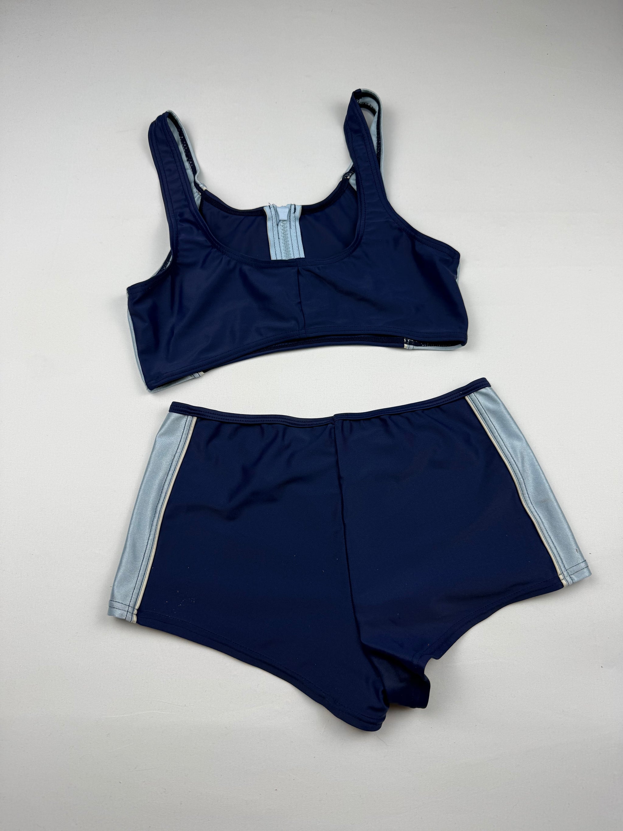Navy shorty bikini set (S)