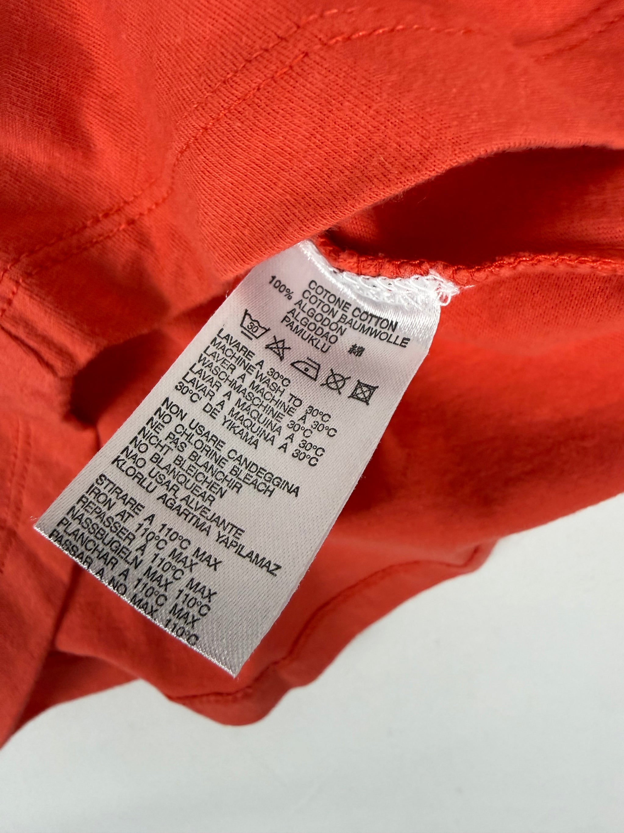Orange logo long sleeves top (XS/S)