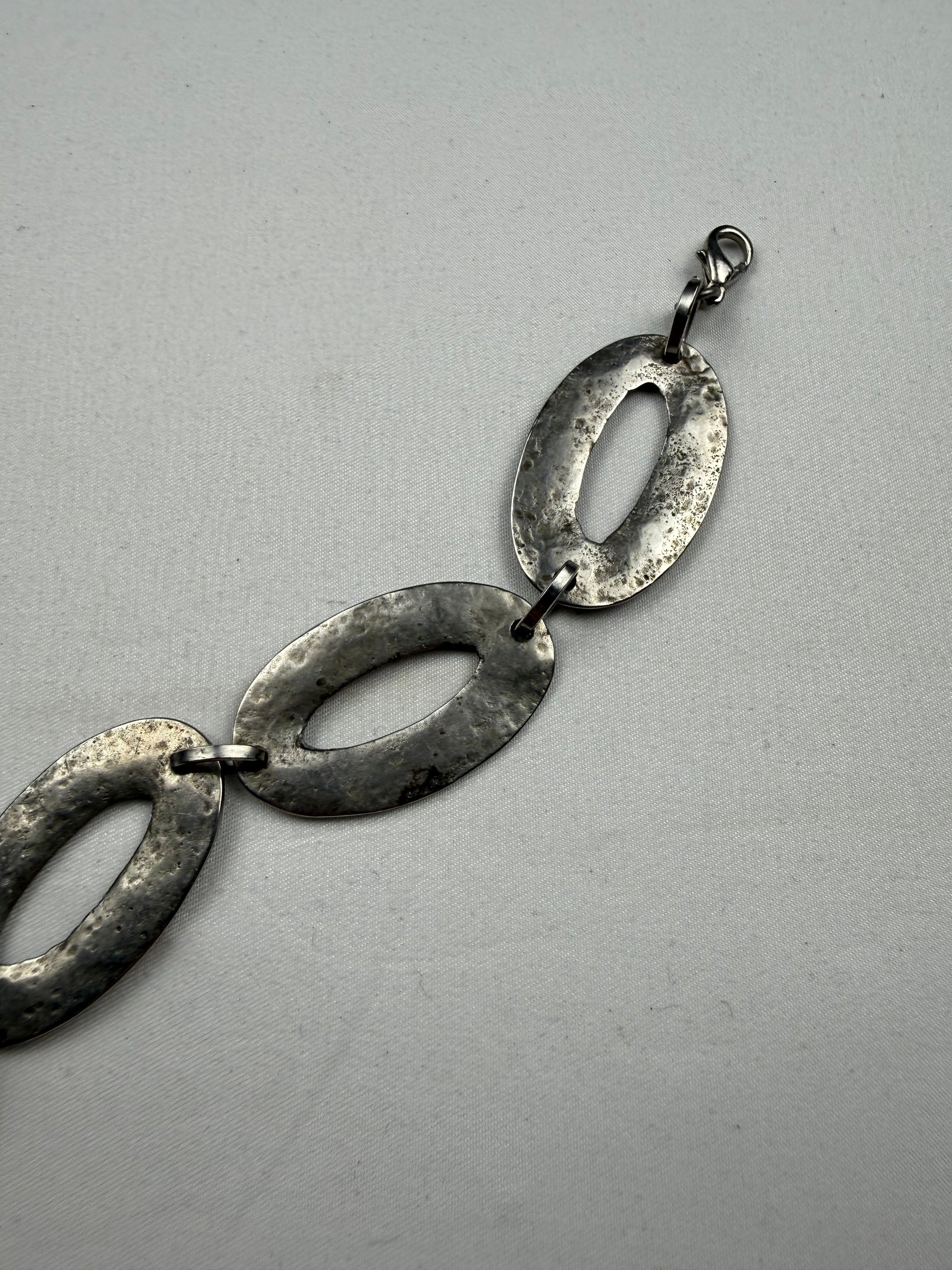 Silver inox bracelet