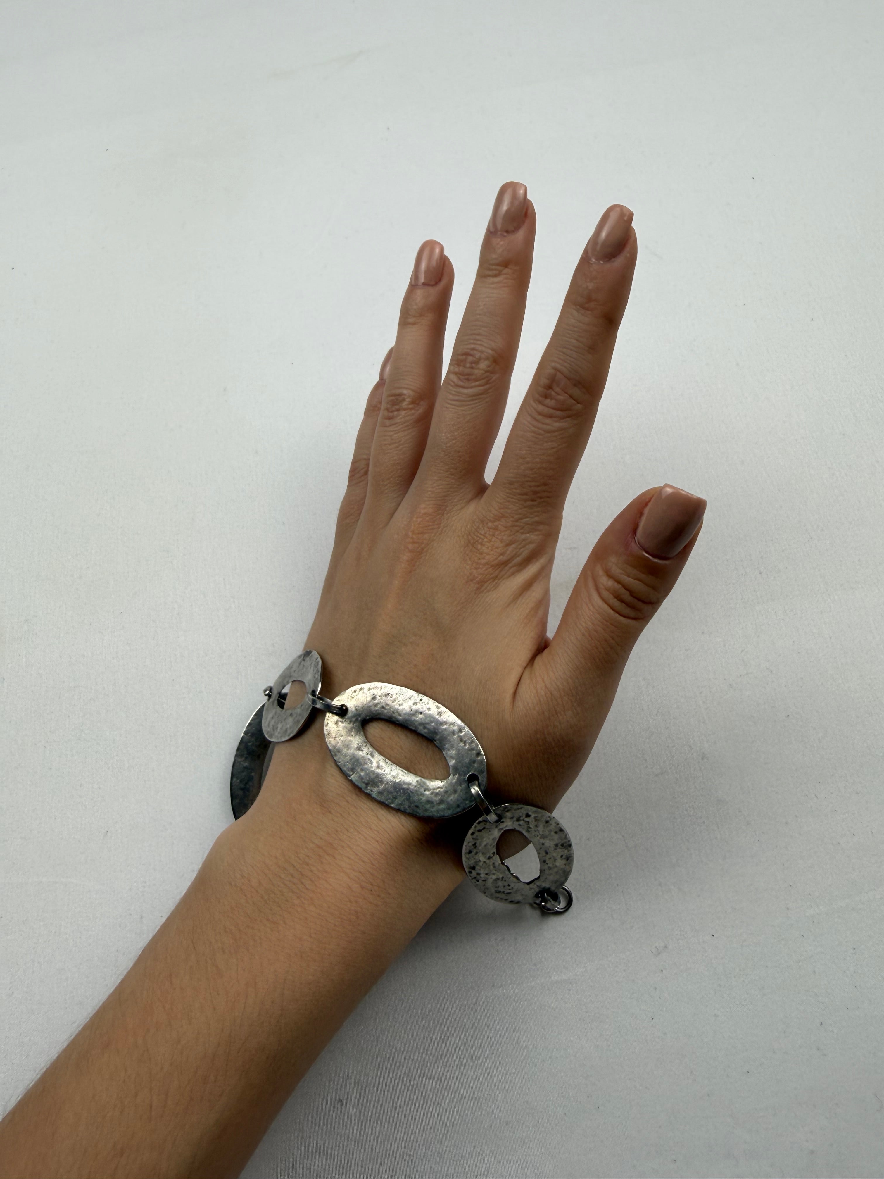 Silver inox bracelet