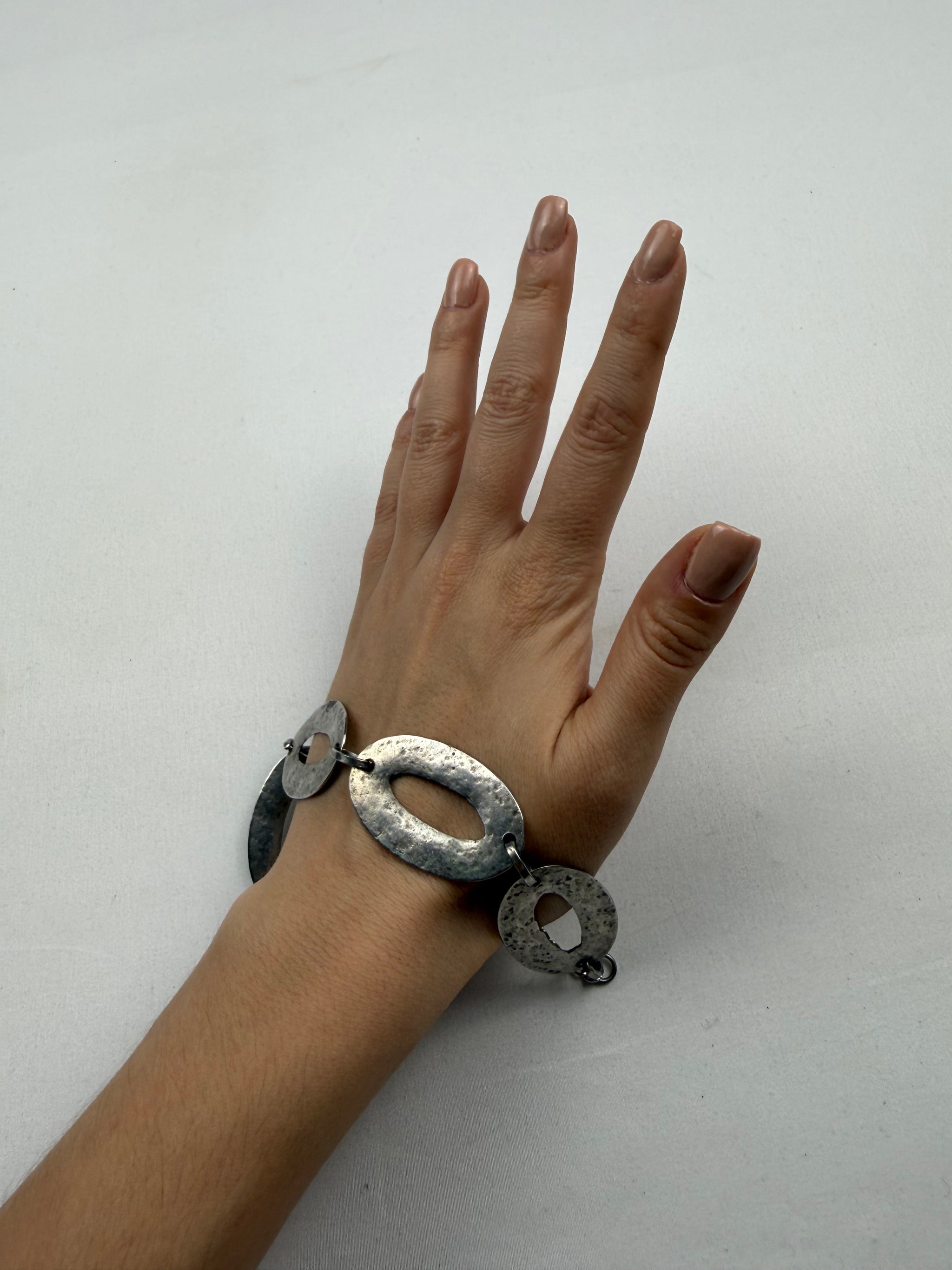 Silver inox bracelet