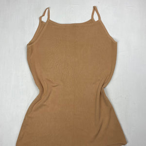 Beige knitted cami top (S)