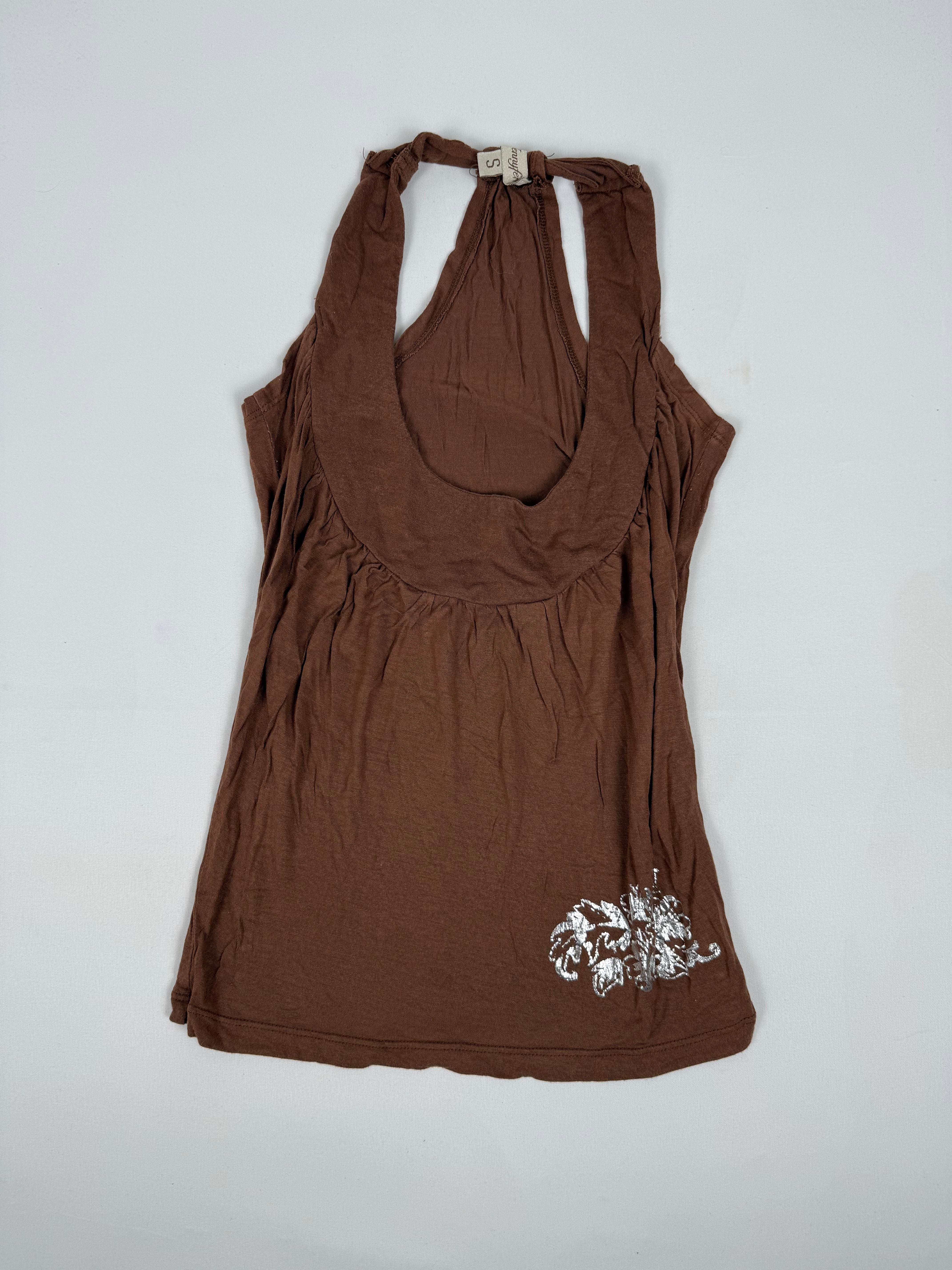 Brown tank top (S)