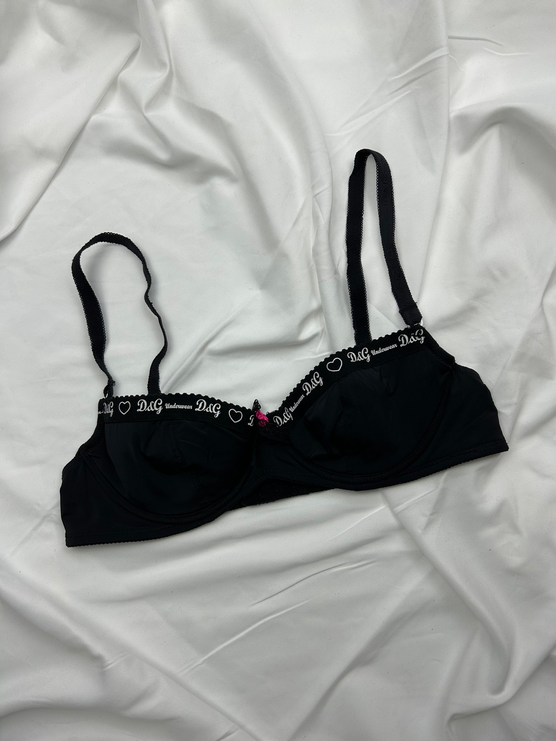 Logo balcony vintage bra