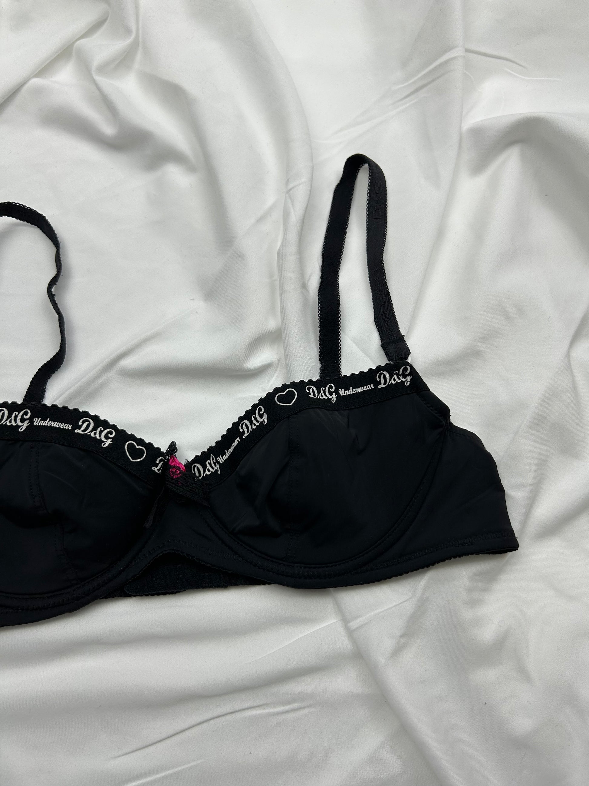 Logo balcony vintage bra