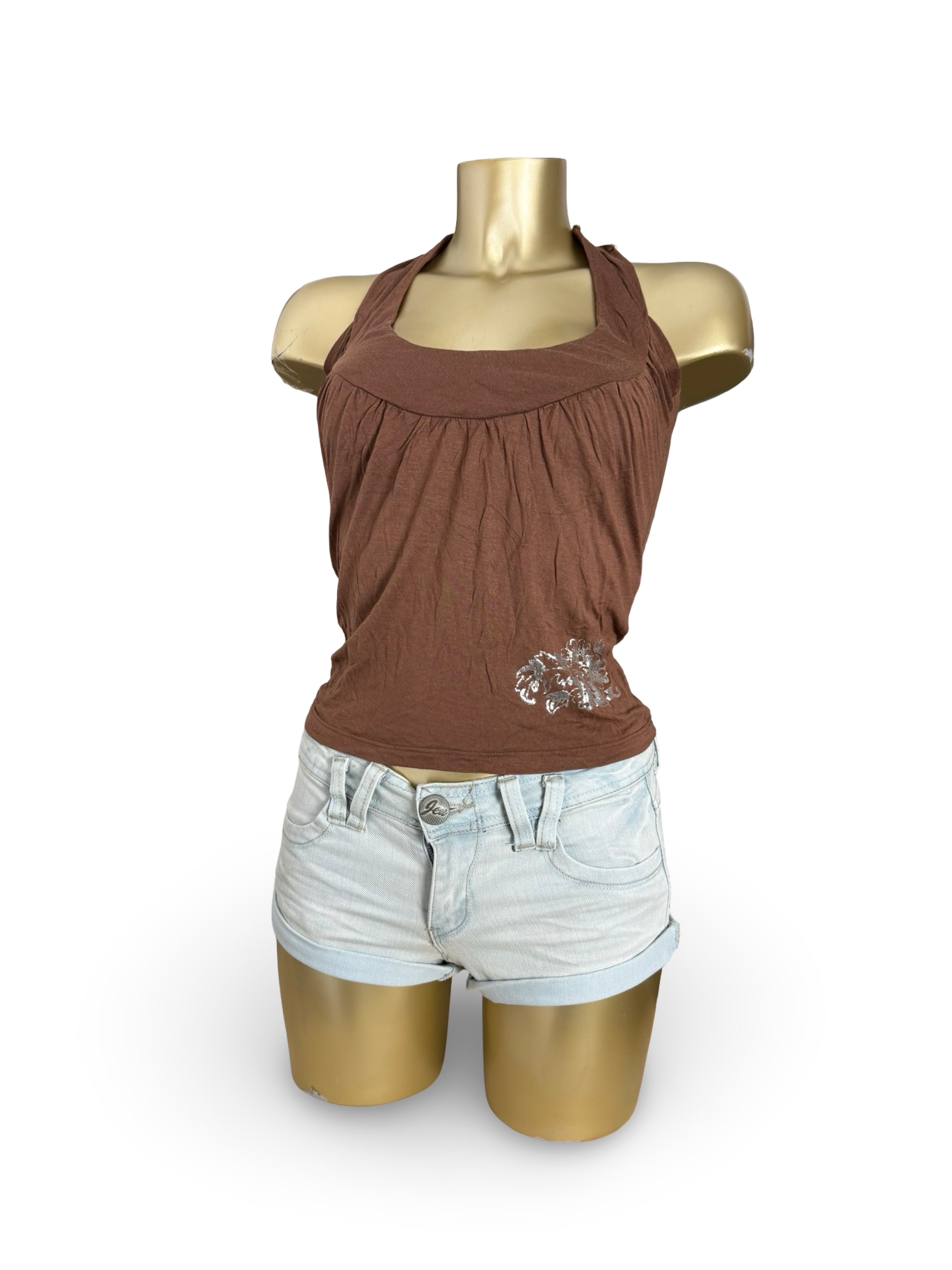 Brown tank top (S)