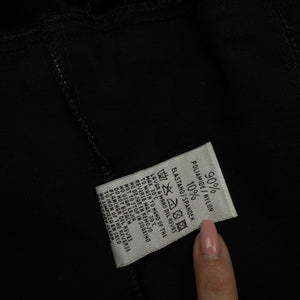 Beige office blazer + low rise capri pants set (XS)