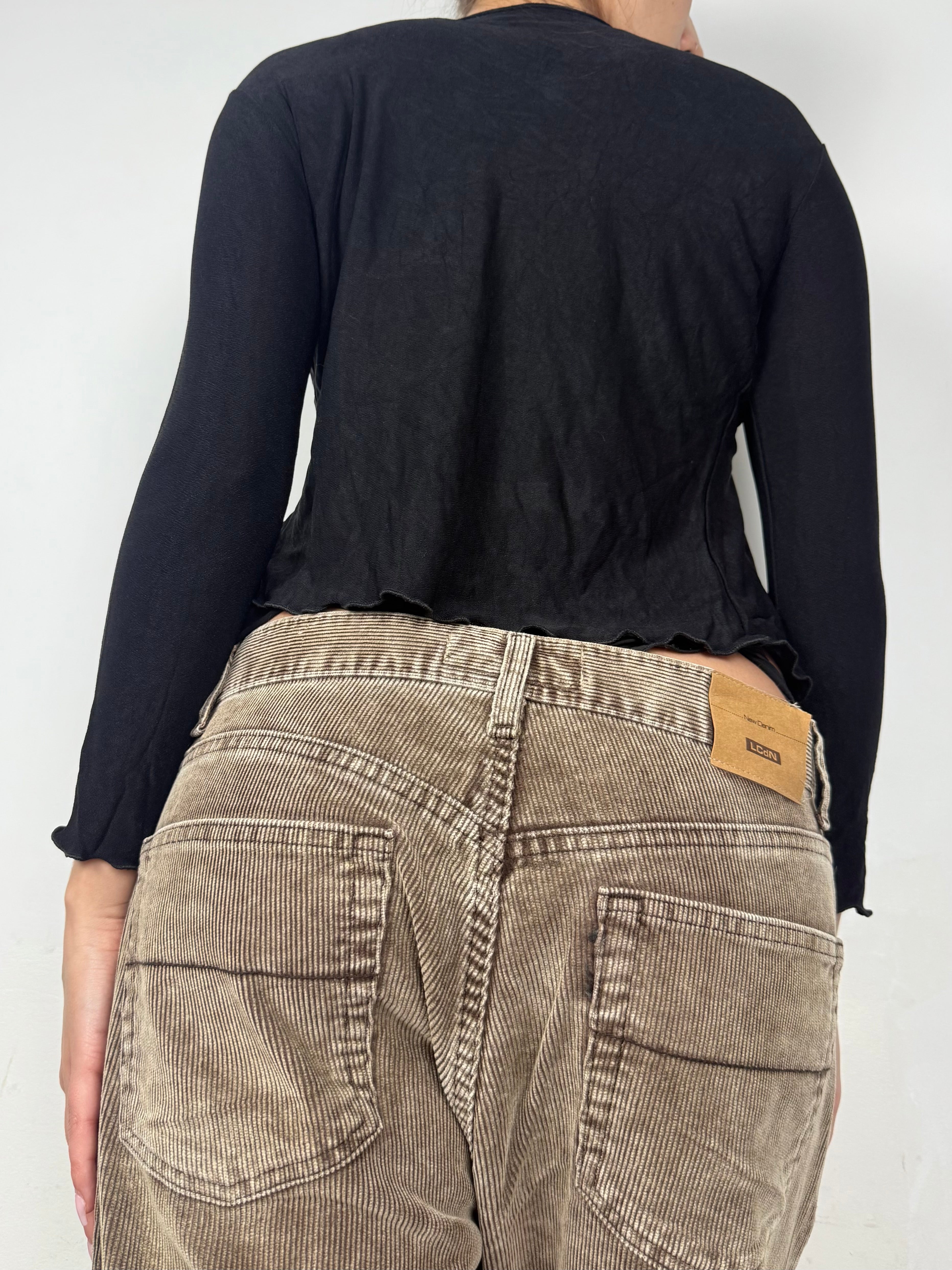 Black long sleeves top (XS)