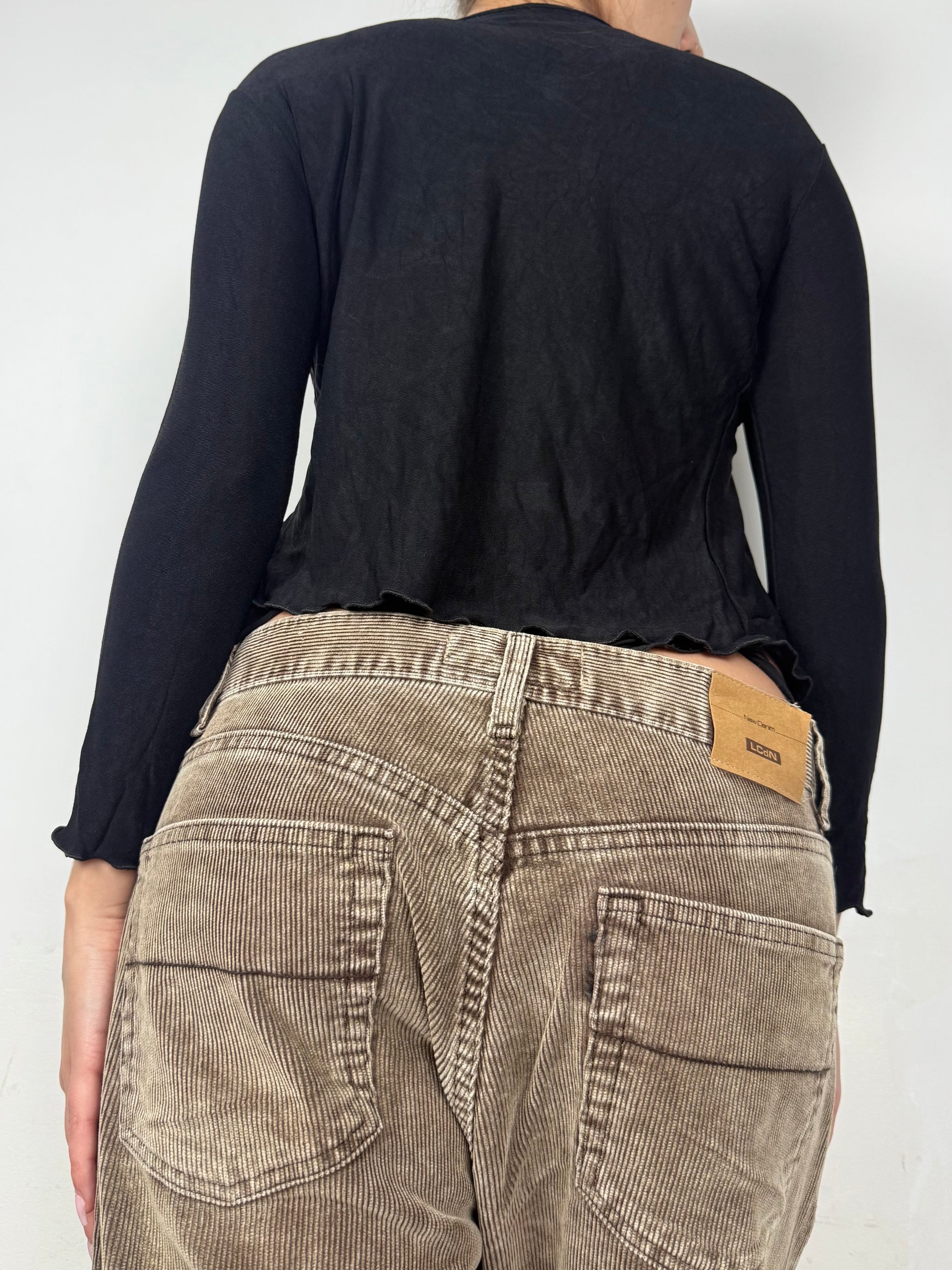 Black long sleeves top (XS)