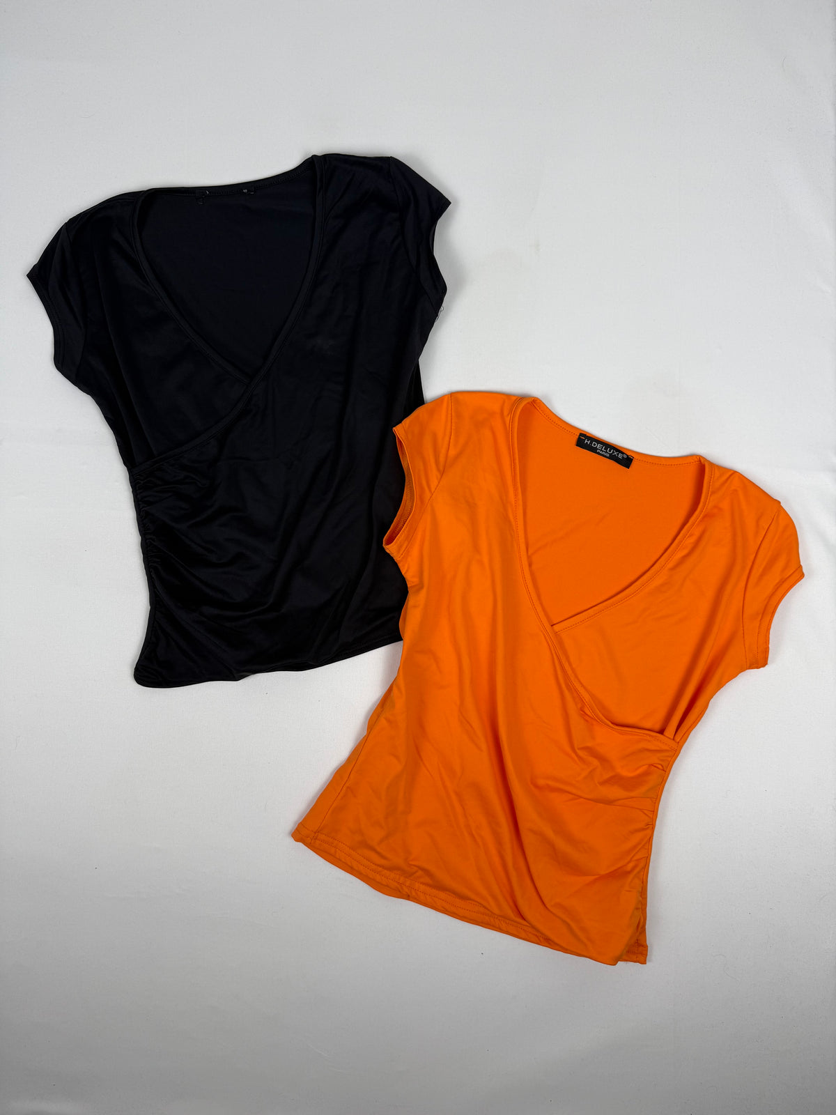 Pack of 2 wrap around tees (XS)