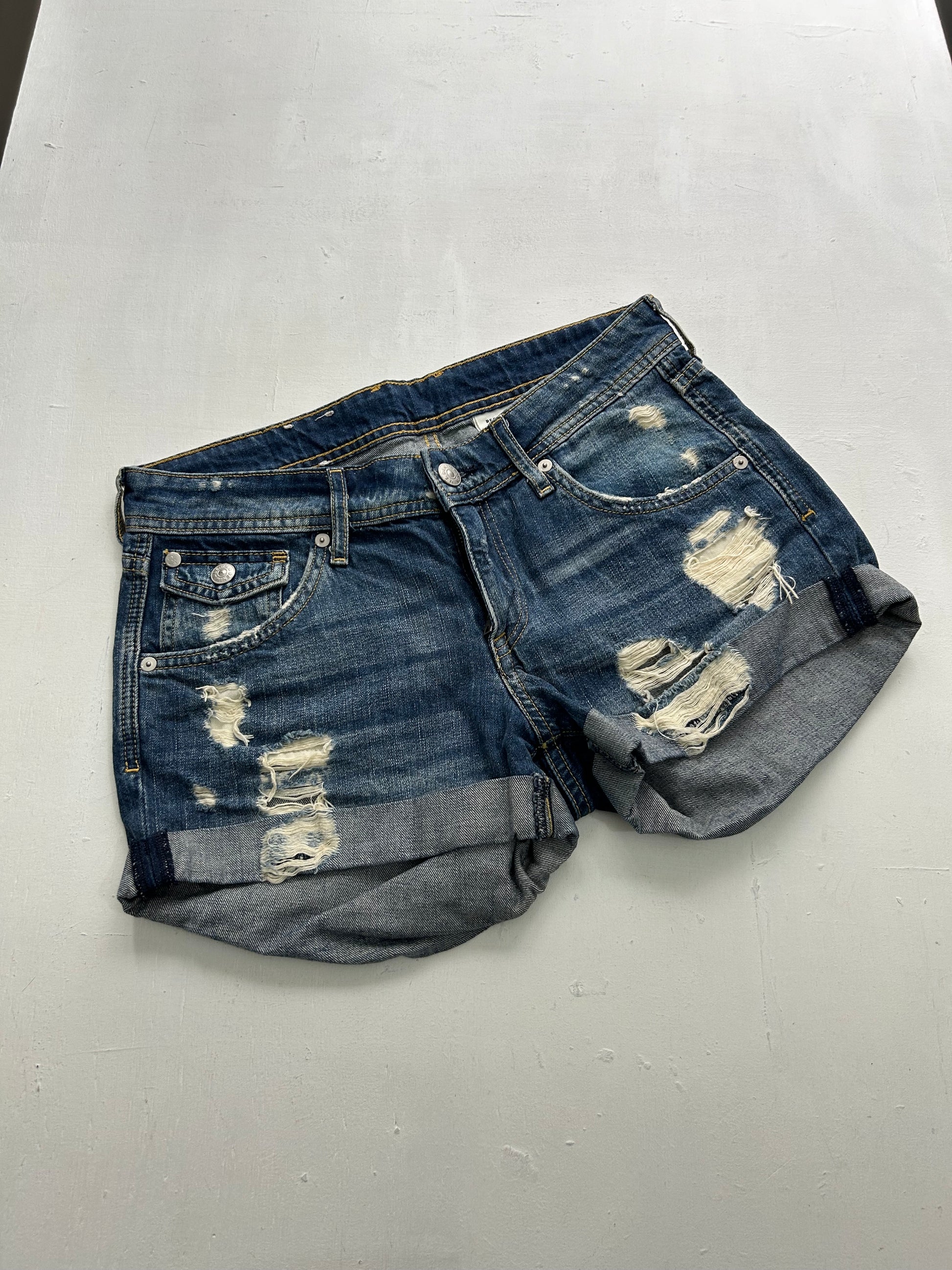 Blue cargo low rise mini/ micro short (S)