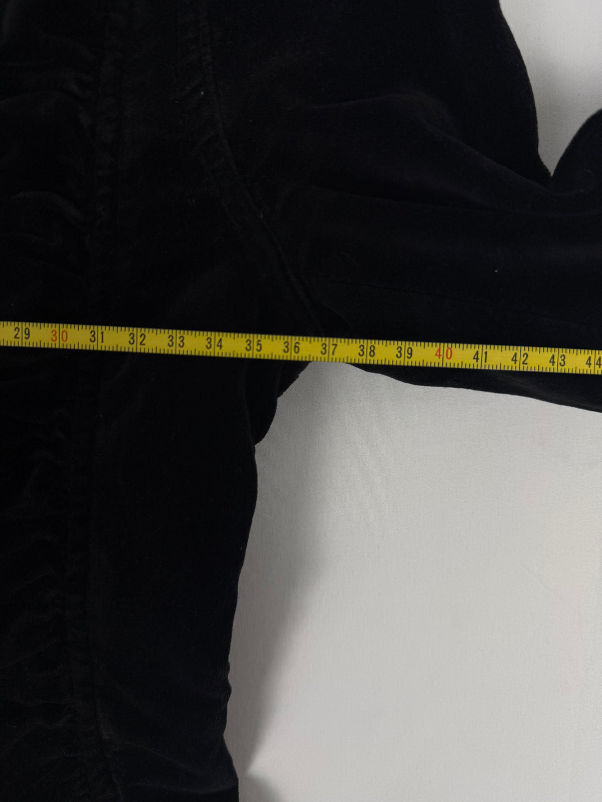 Blazer de bureau noir zippé (M)