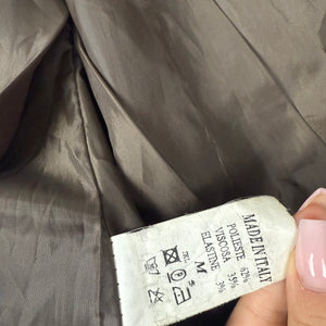 Khaki tight fit trench coat with belt (XS)