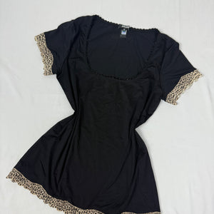 Black panther print underwear lycra tee (L)