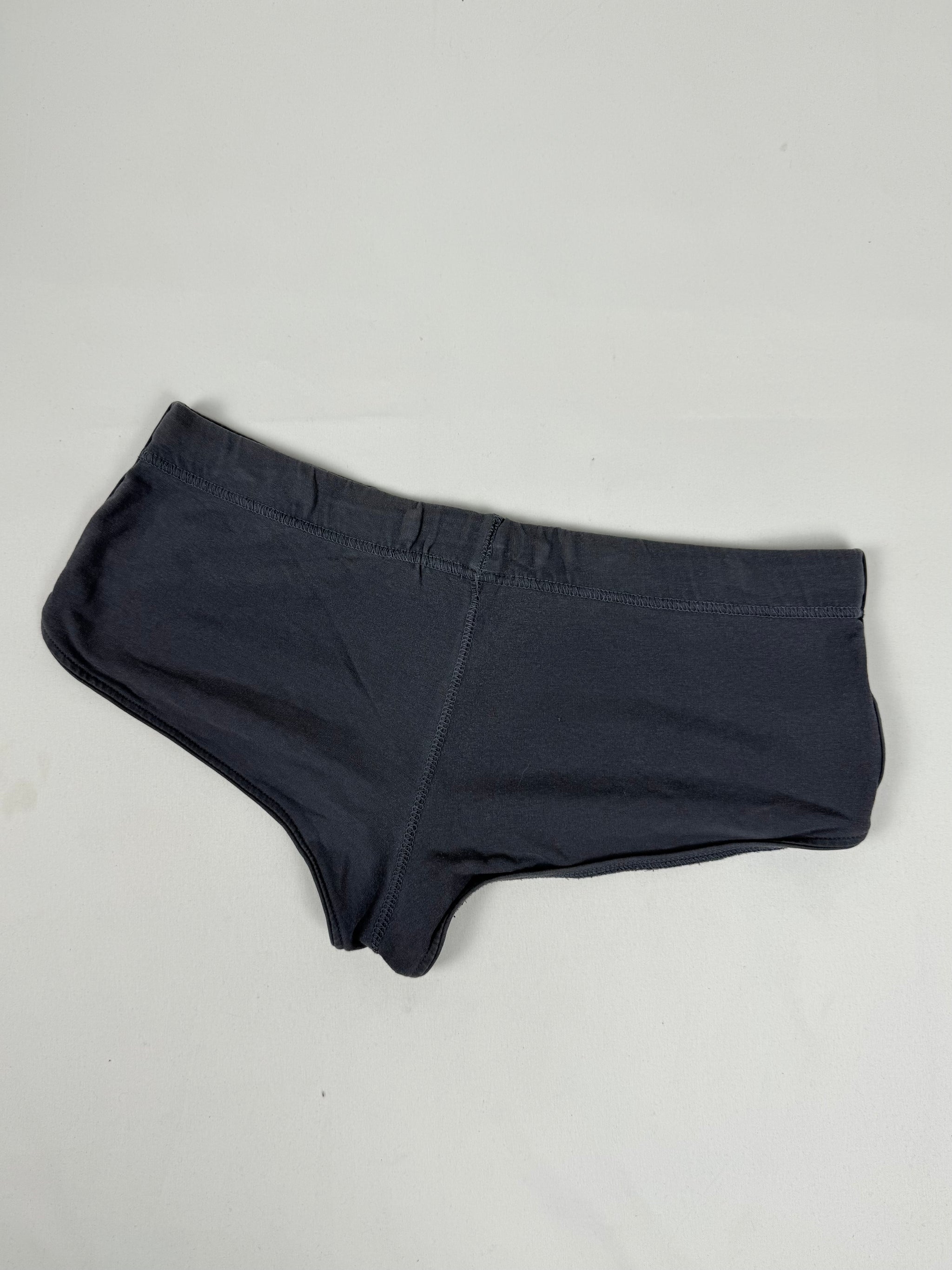 Grey cotton low rise mini short (M/L)