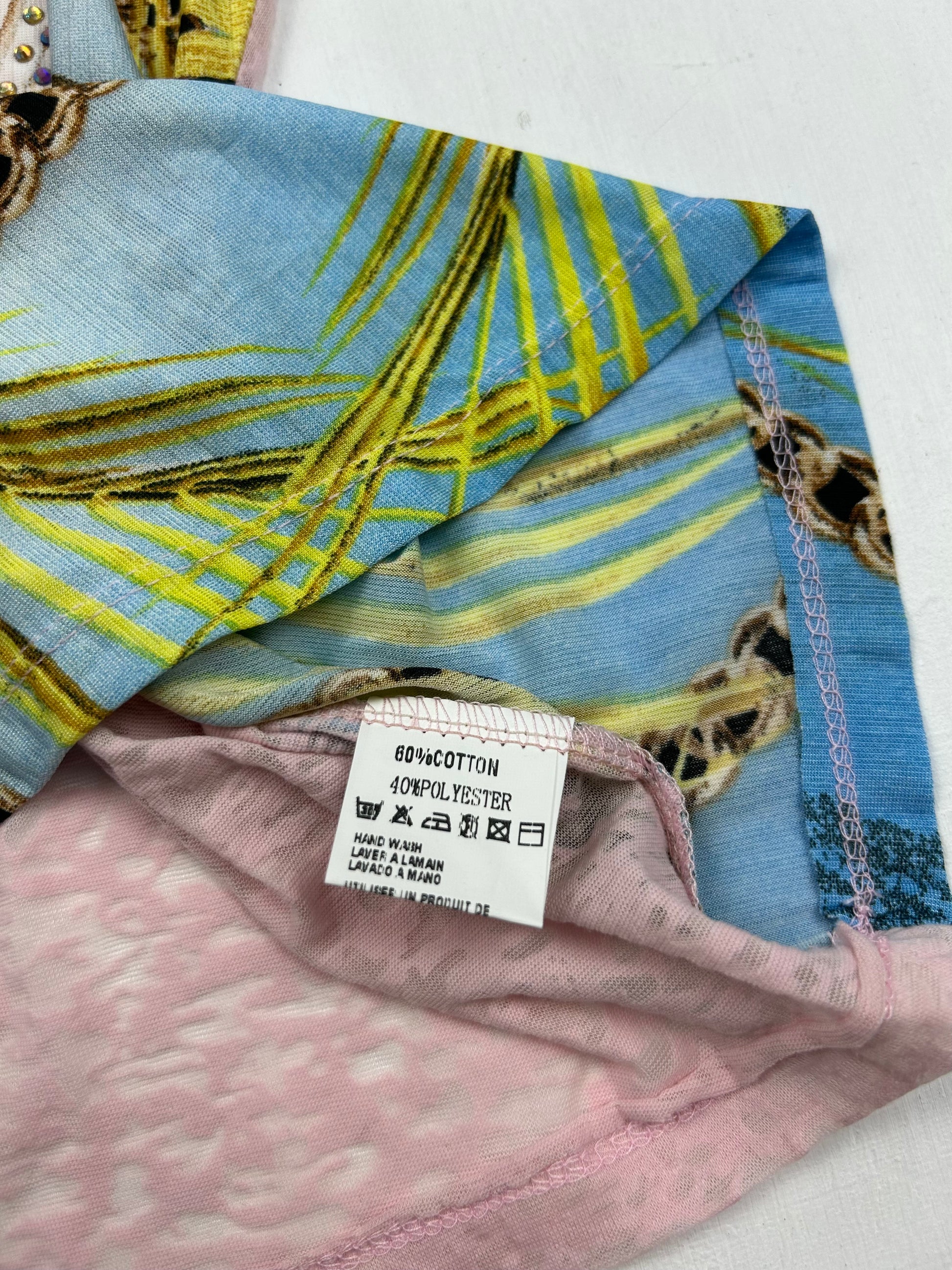 Multicolor tiger logo tee (S/M)