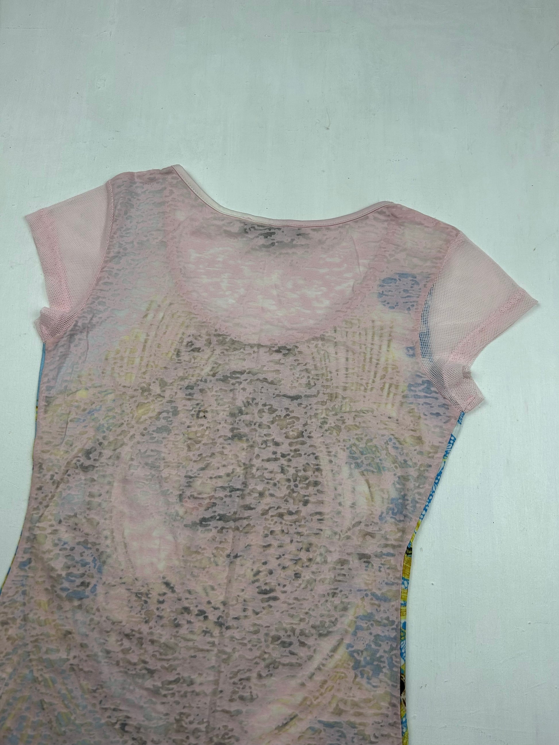 Multicolor tiger logo tee (S/M)