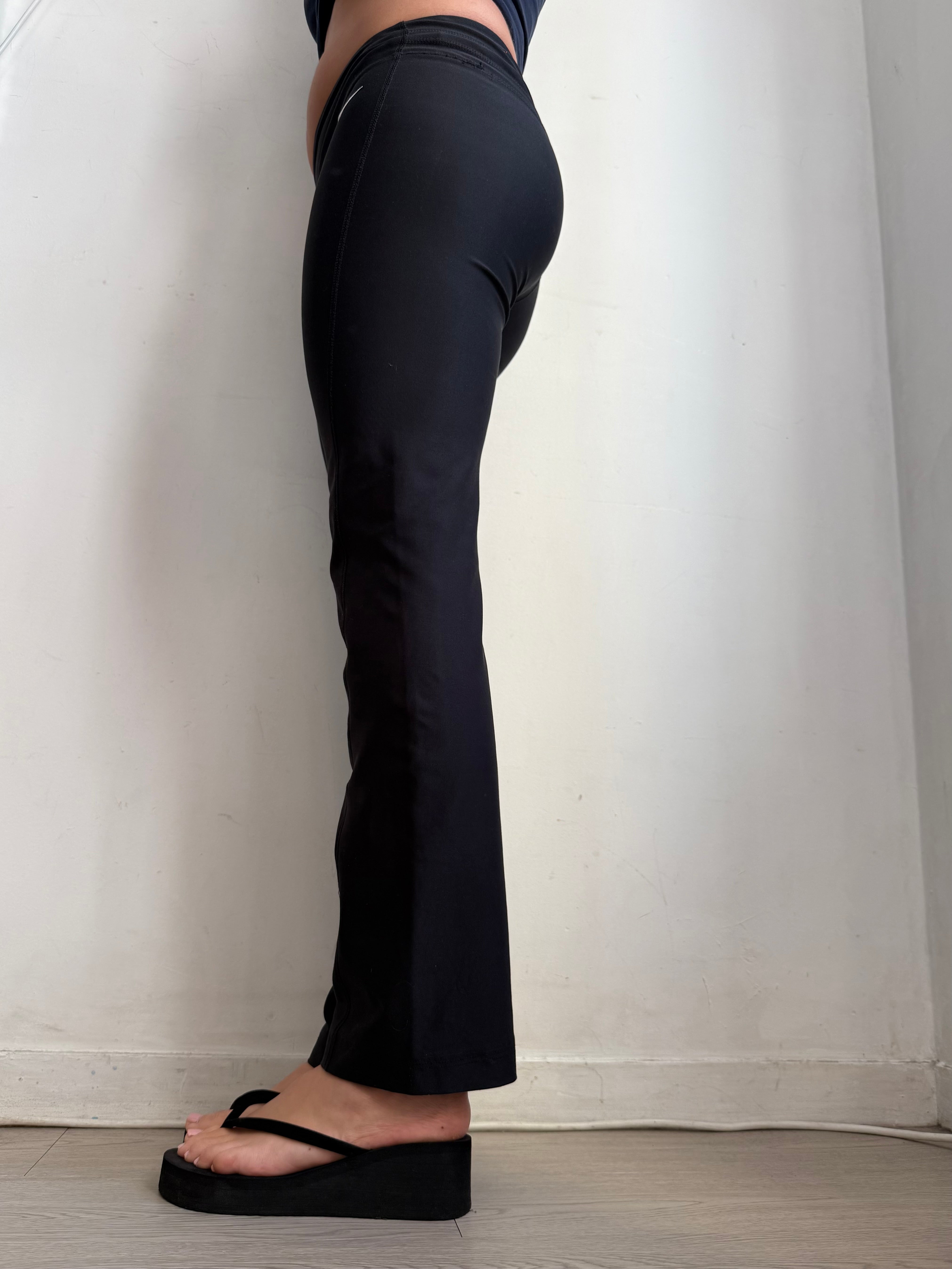 Black flare leggings pants (XS)