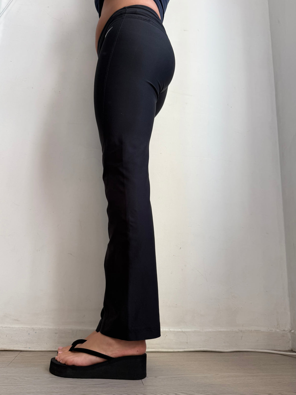 Black flare leggings pants (XS)