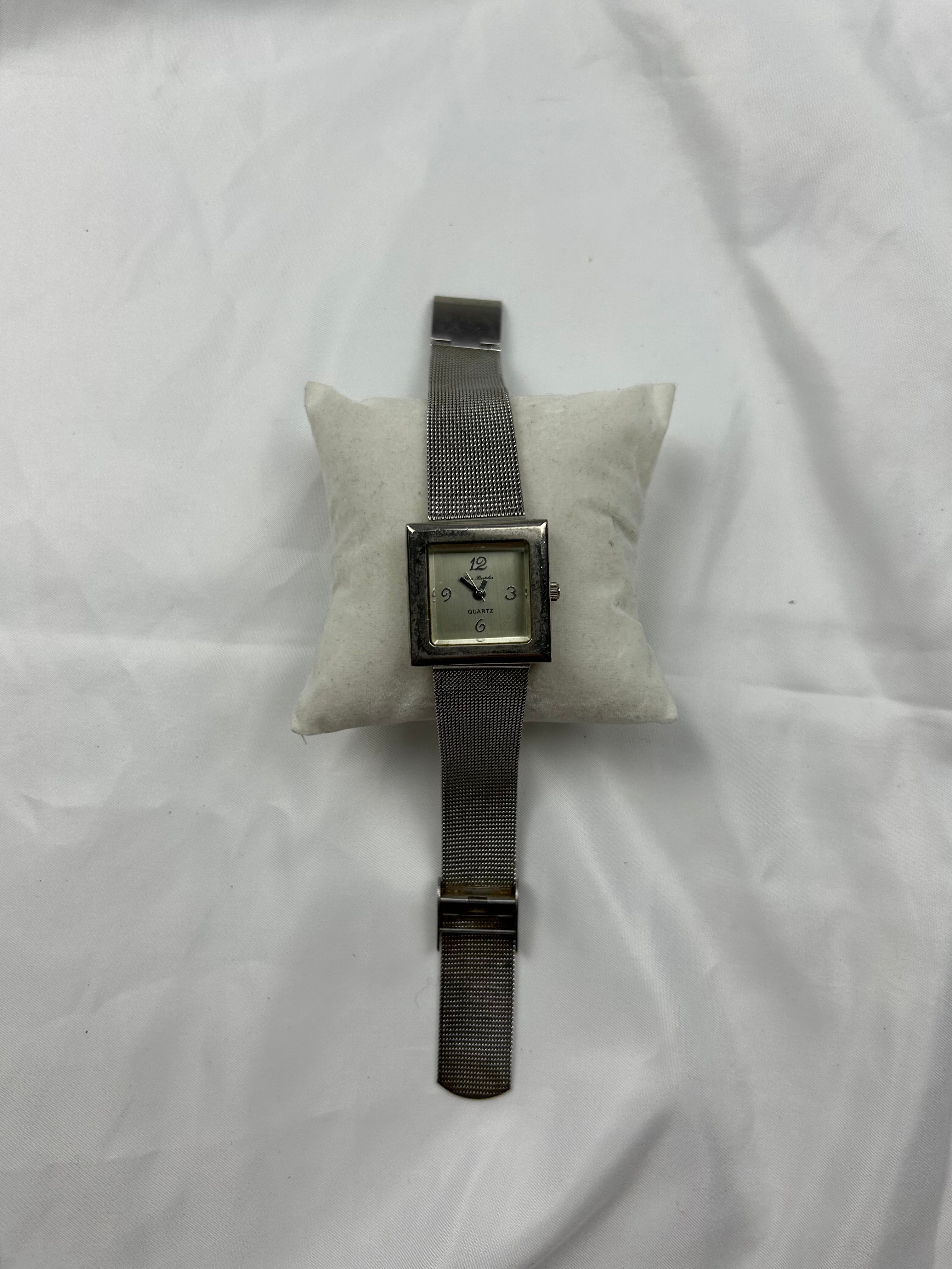 Vintage stainless steel silver watch jewelry