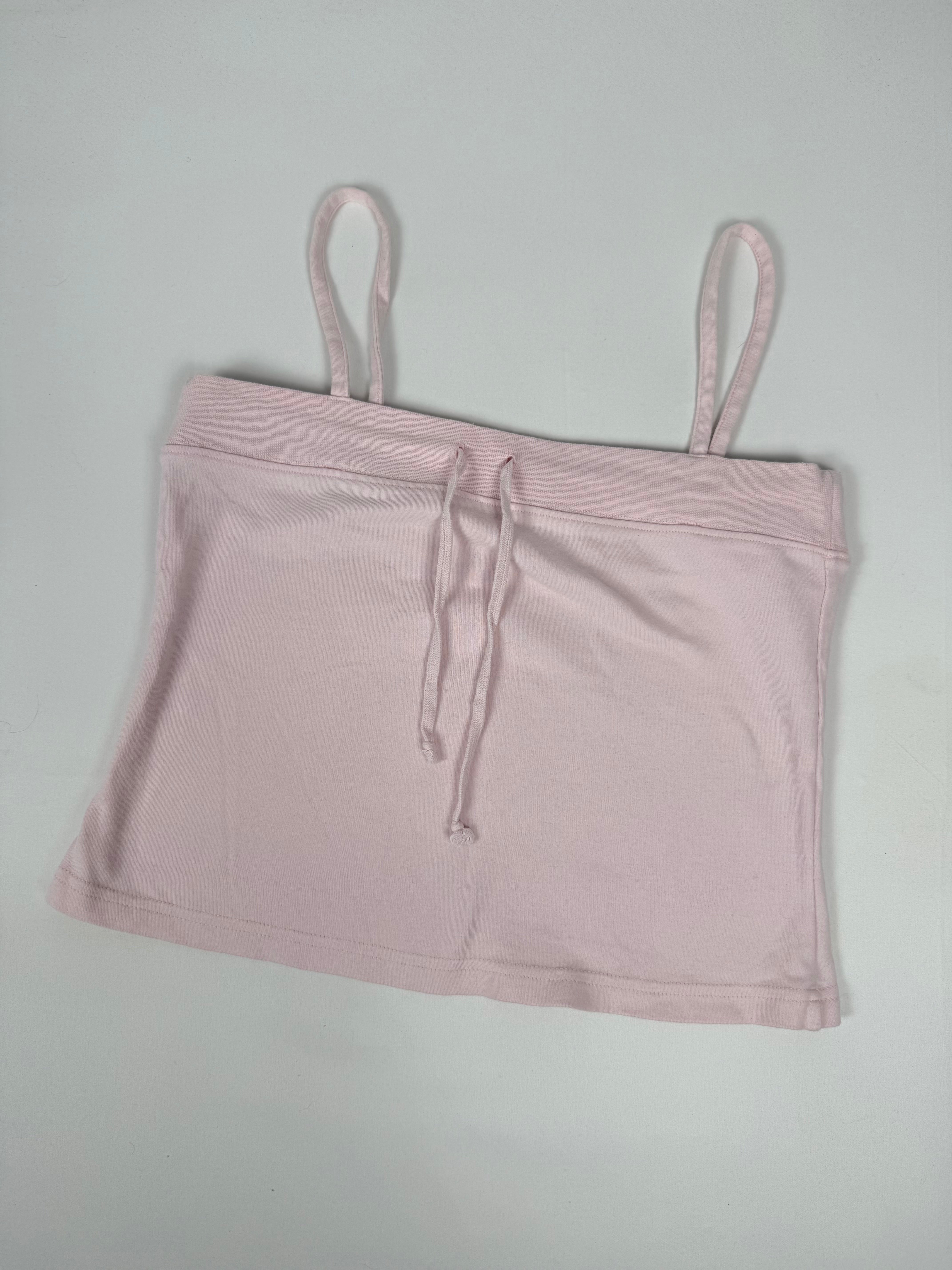 Baby pink cotton cami top (XL)