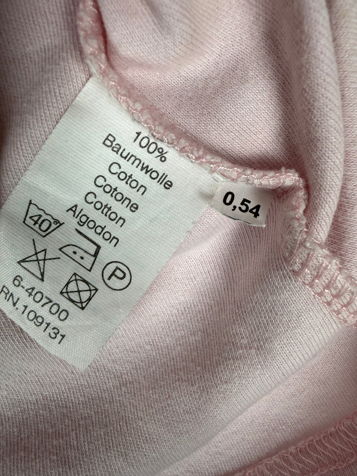 Baby pink cotton cami top (XL)