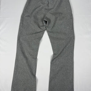Grey office flare bootcut pants (S)