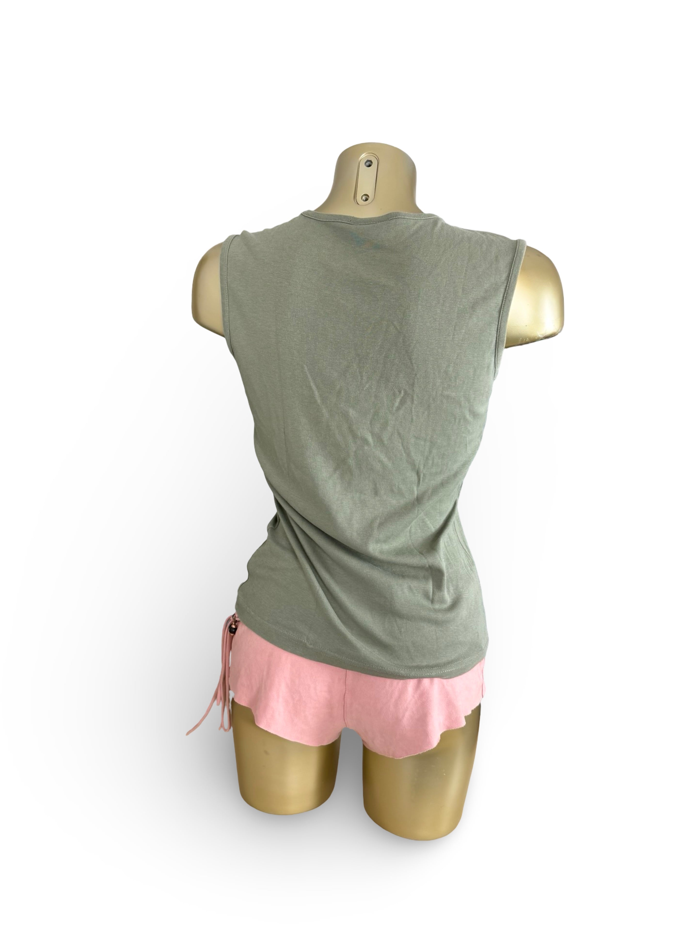 Khaki 100% cotton top (XL)