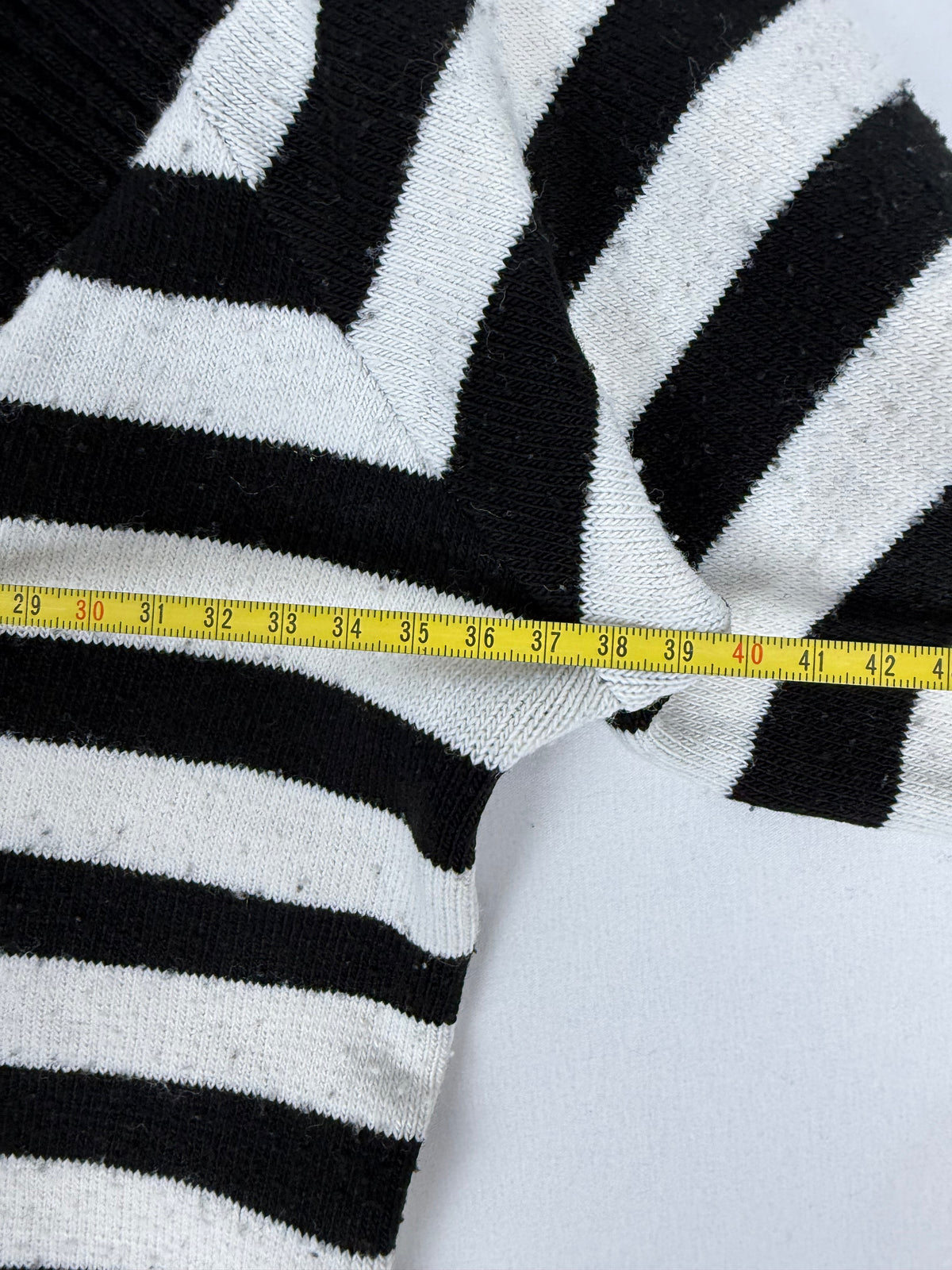 Black & white striped jumper (M)