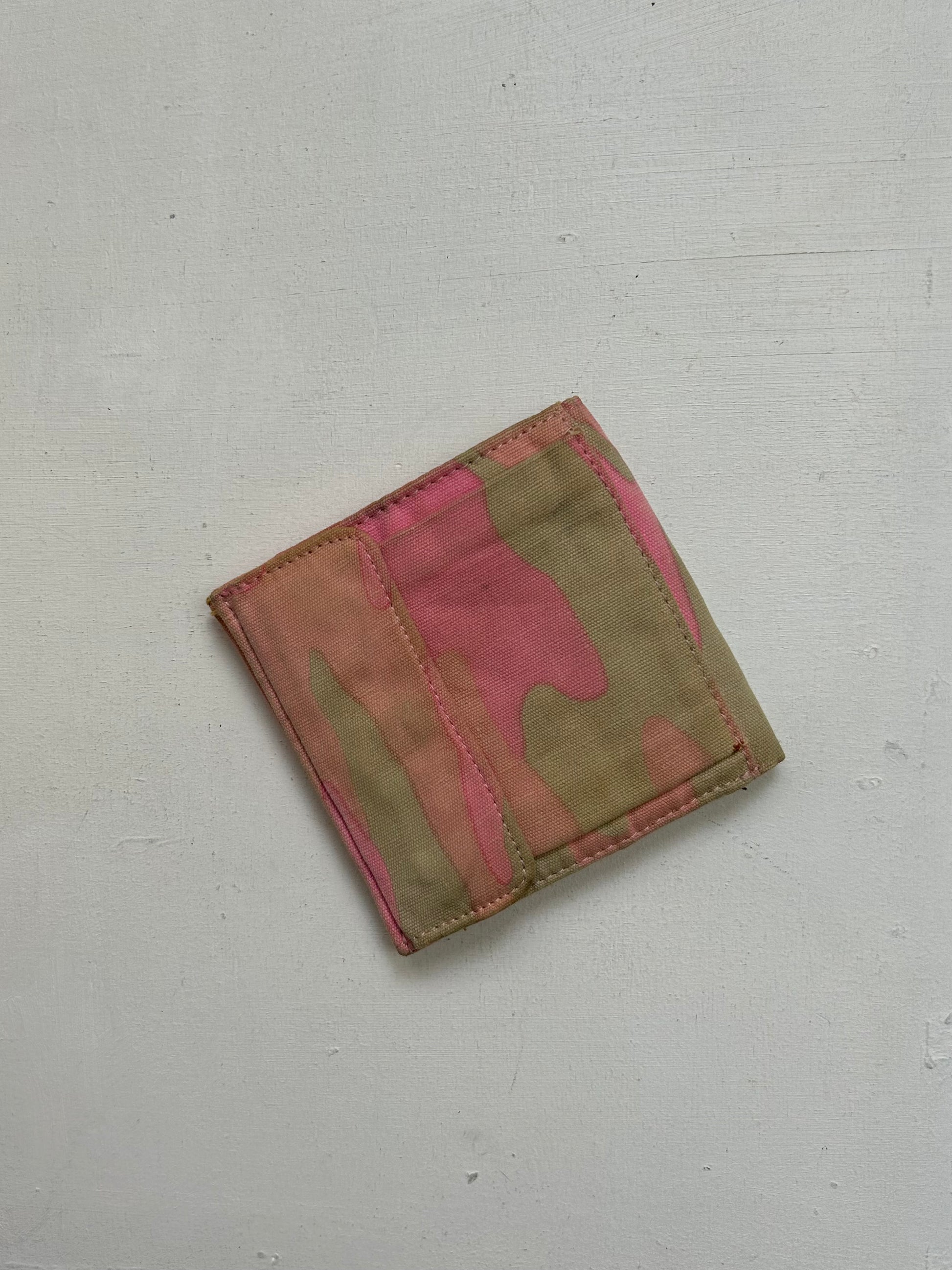 Pink camo print  y2k vintage wallet