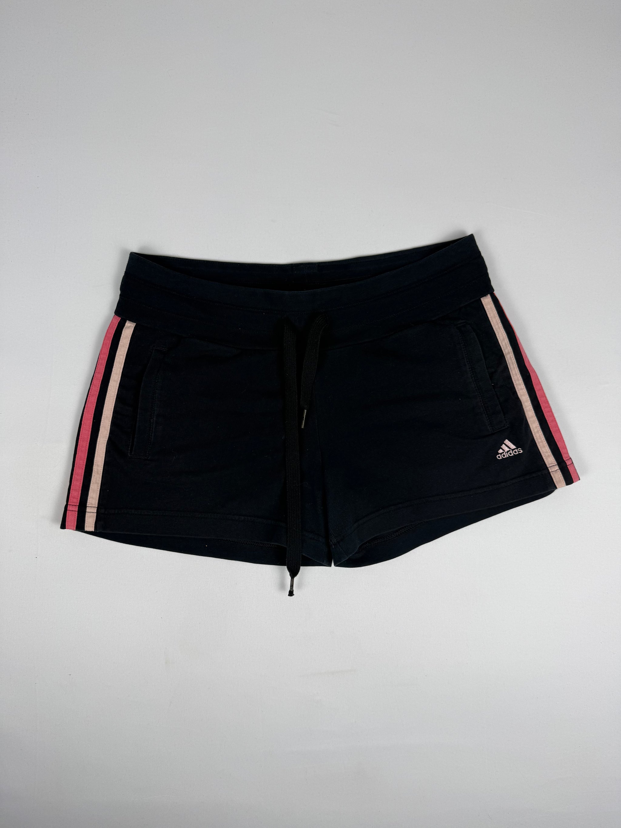 Black activewear low rise mini short (M)