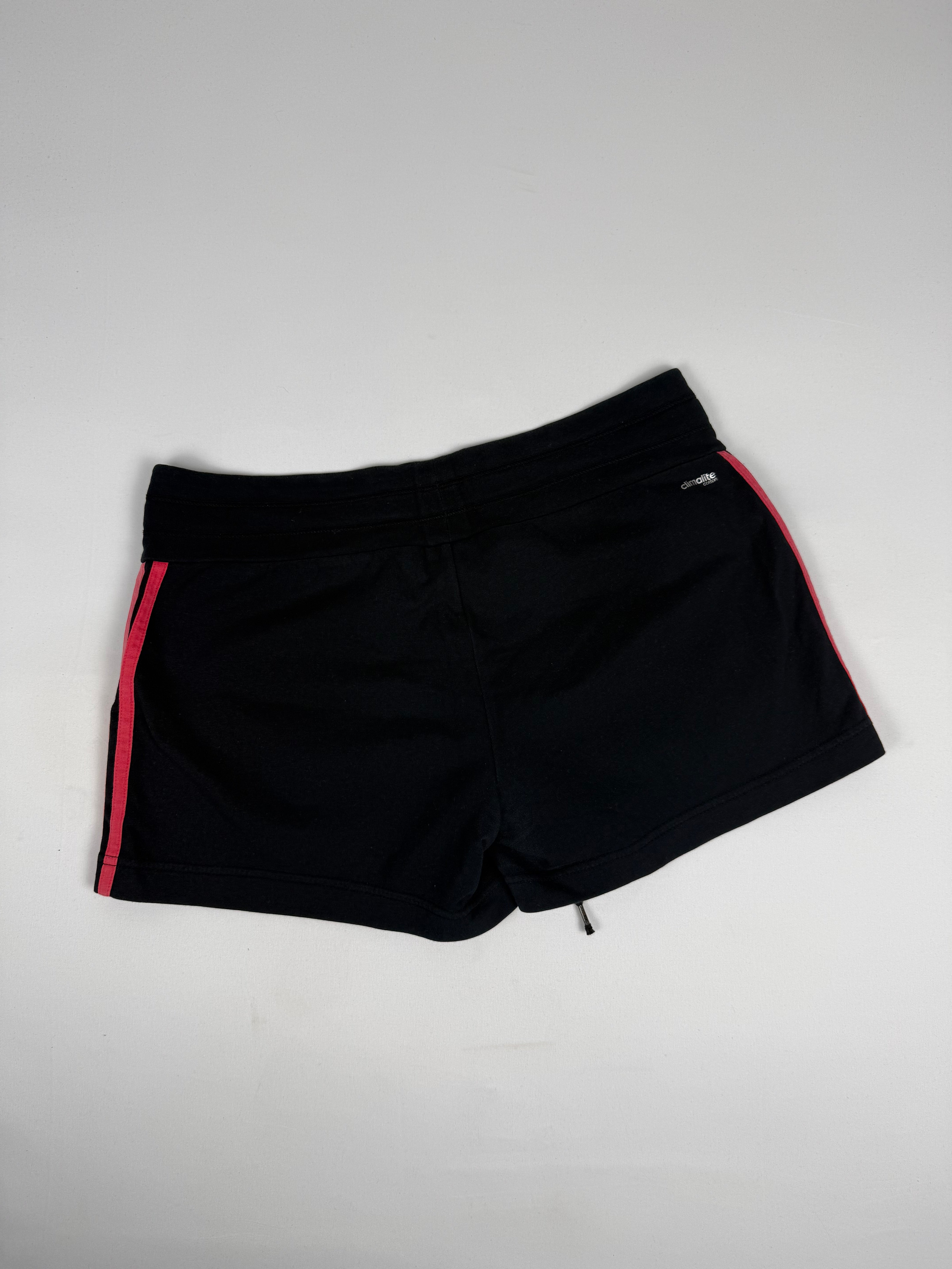 Black activewear low rise mini short (M)