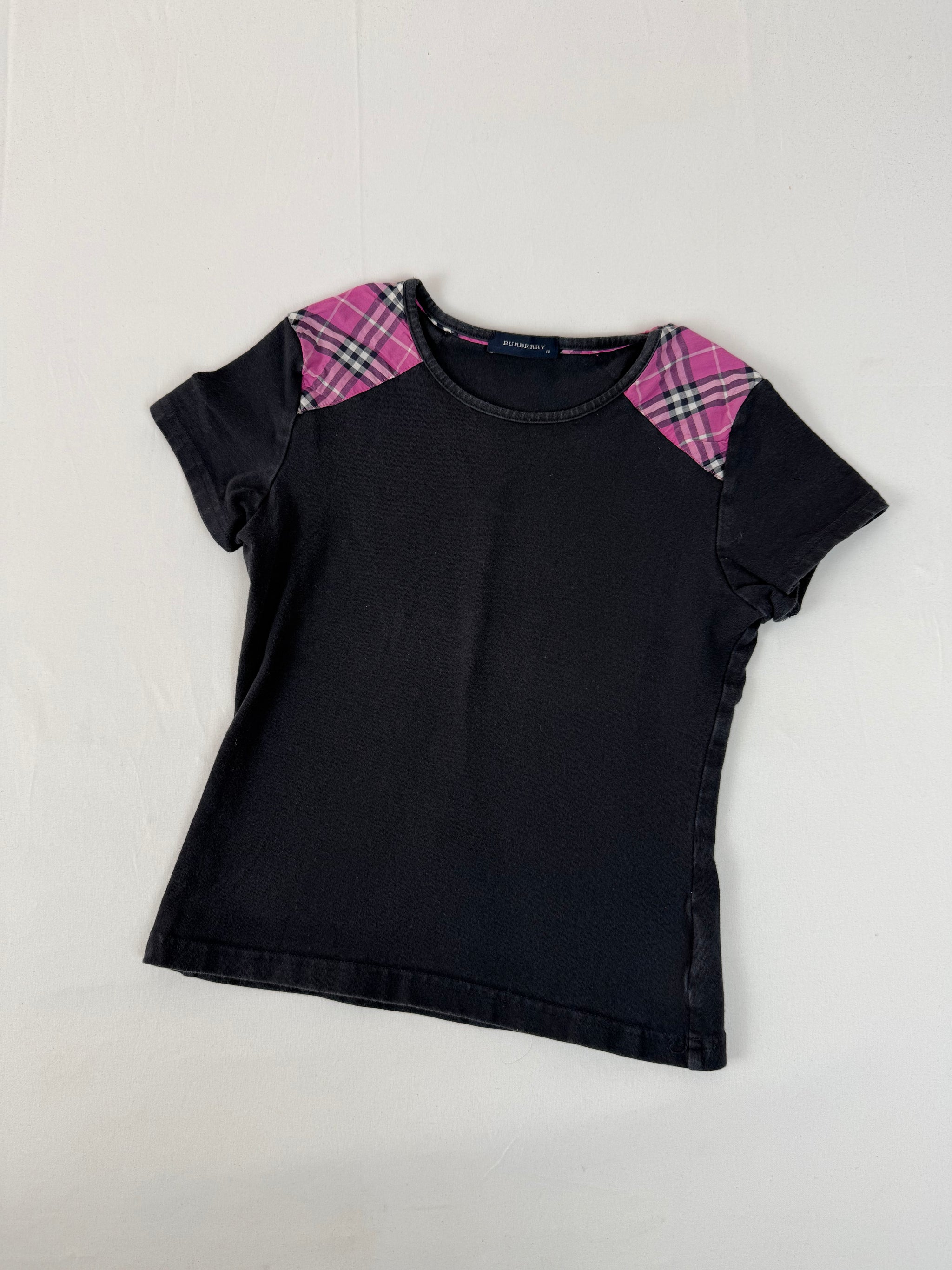 Black cotton cotton tee (XS)