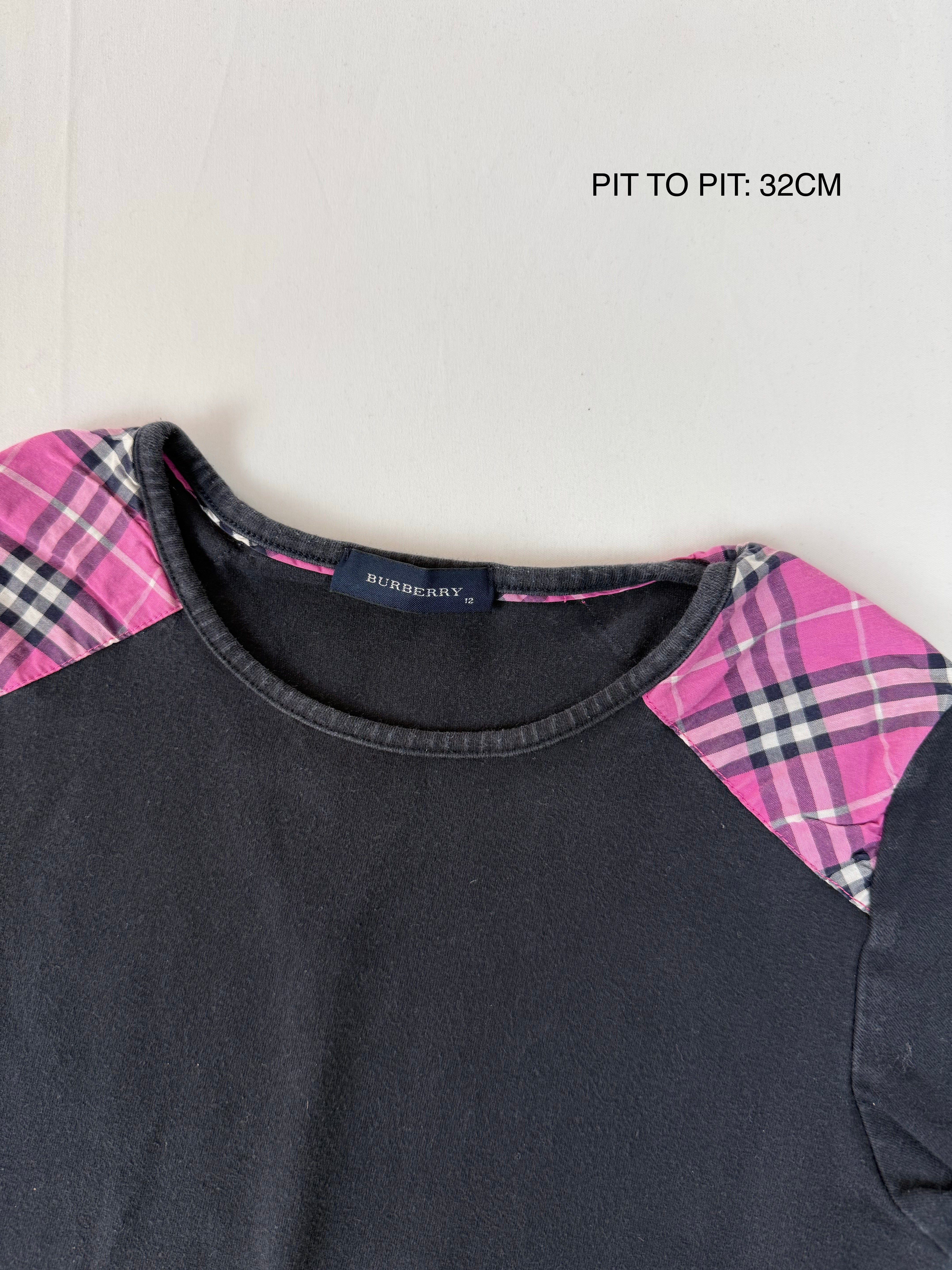 Black cotton cotton tee (XS)
