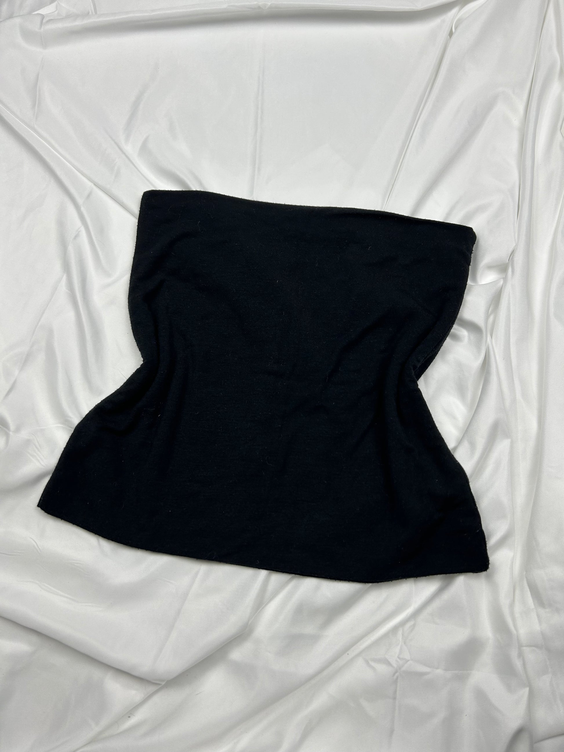 Black stretchy tube top (S/M)