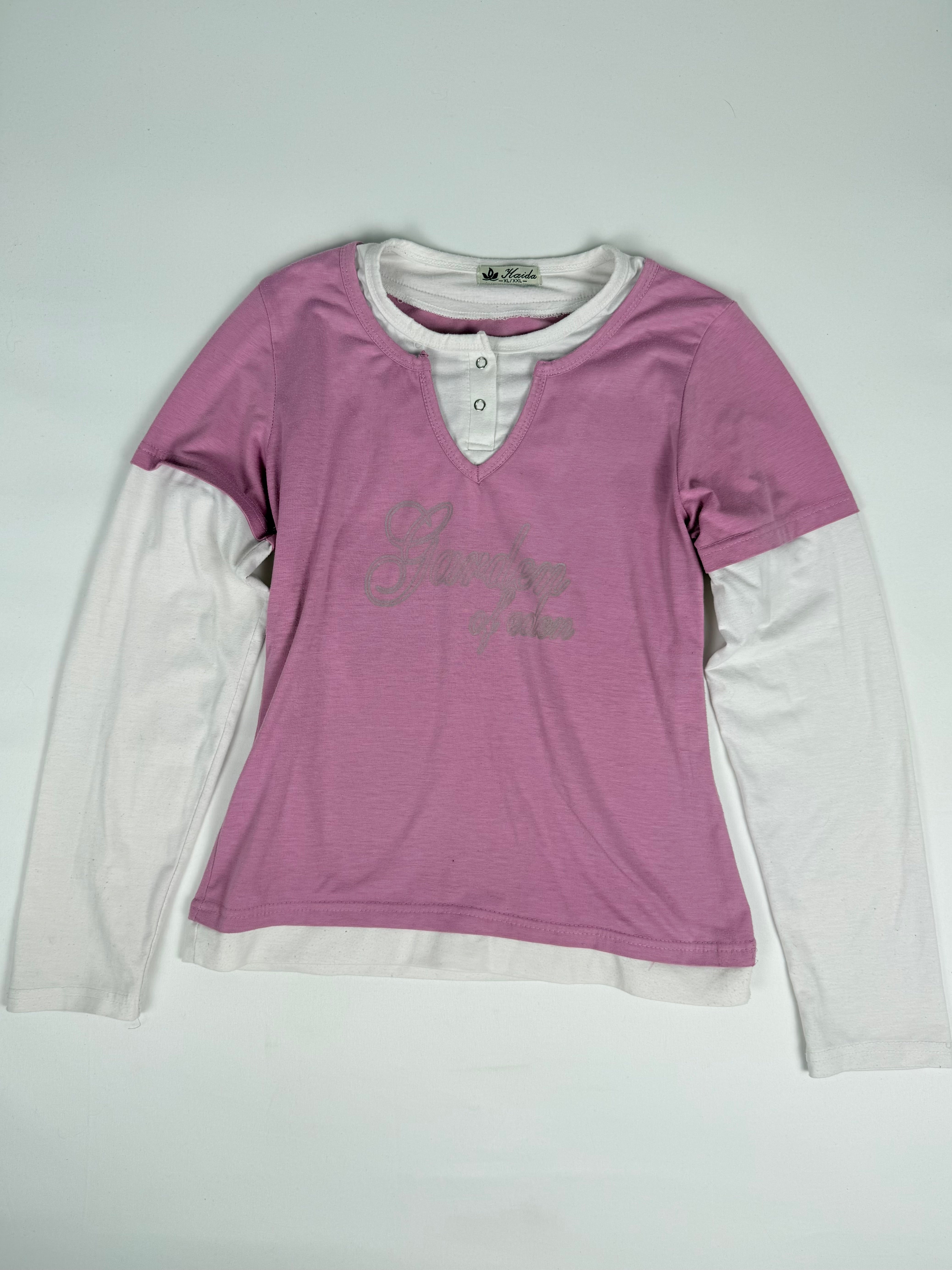 Pink long sleeves tee (XL)