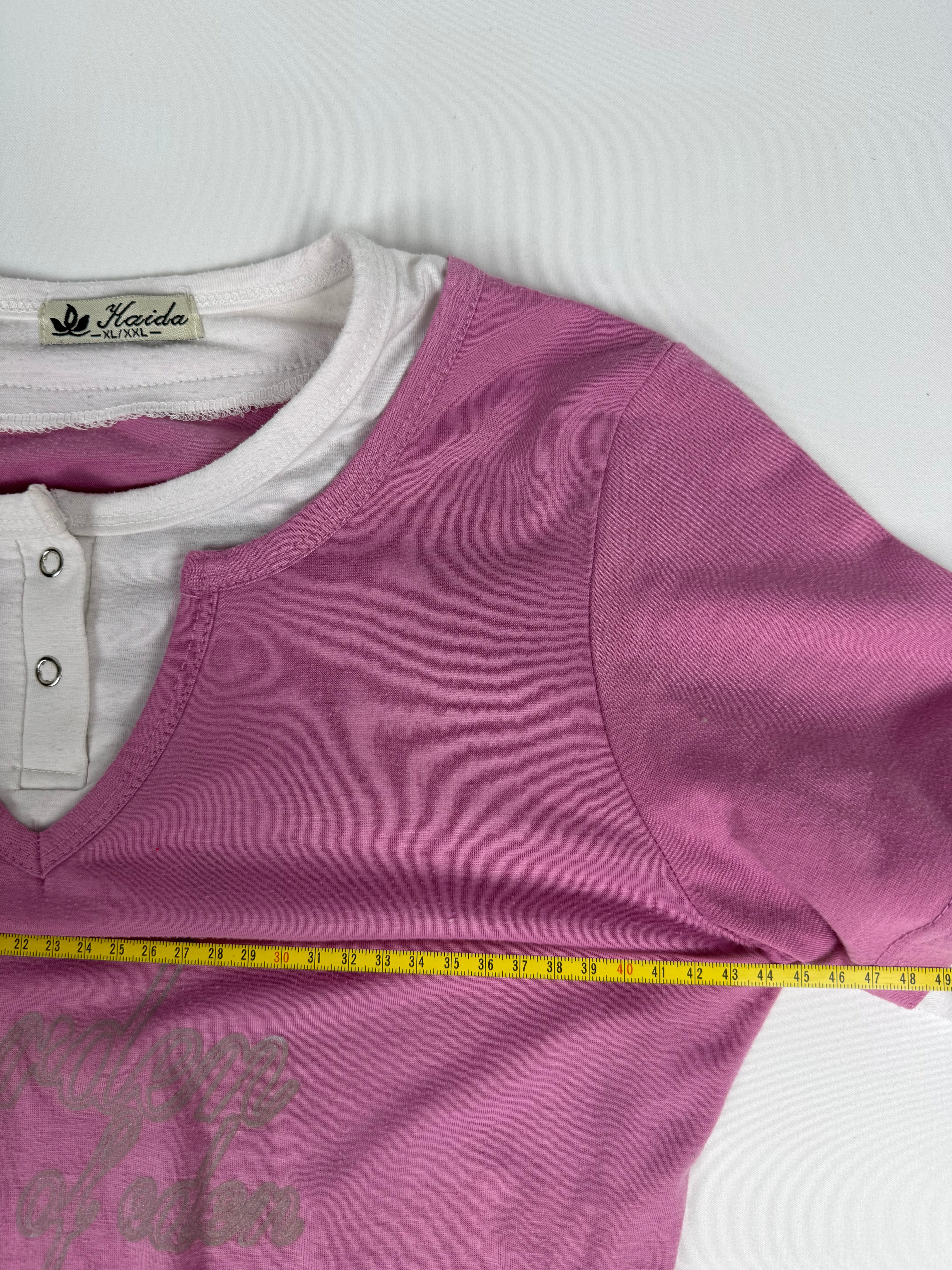 Pink long sleeves tee (XL)