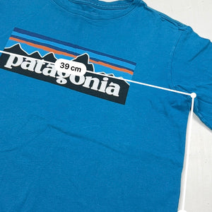 Blue logo 100% cotton tee (S/M)