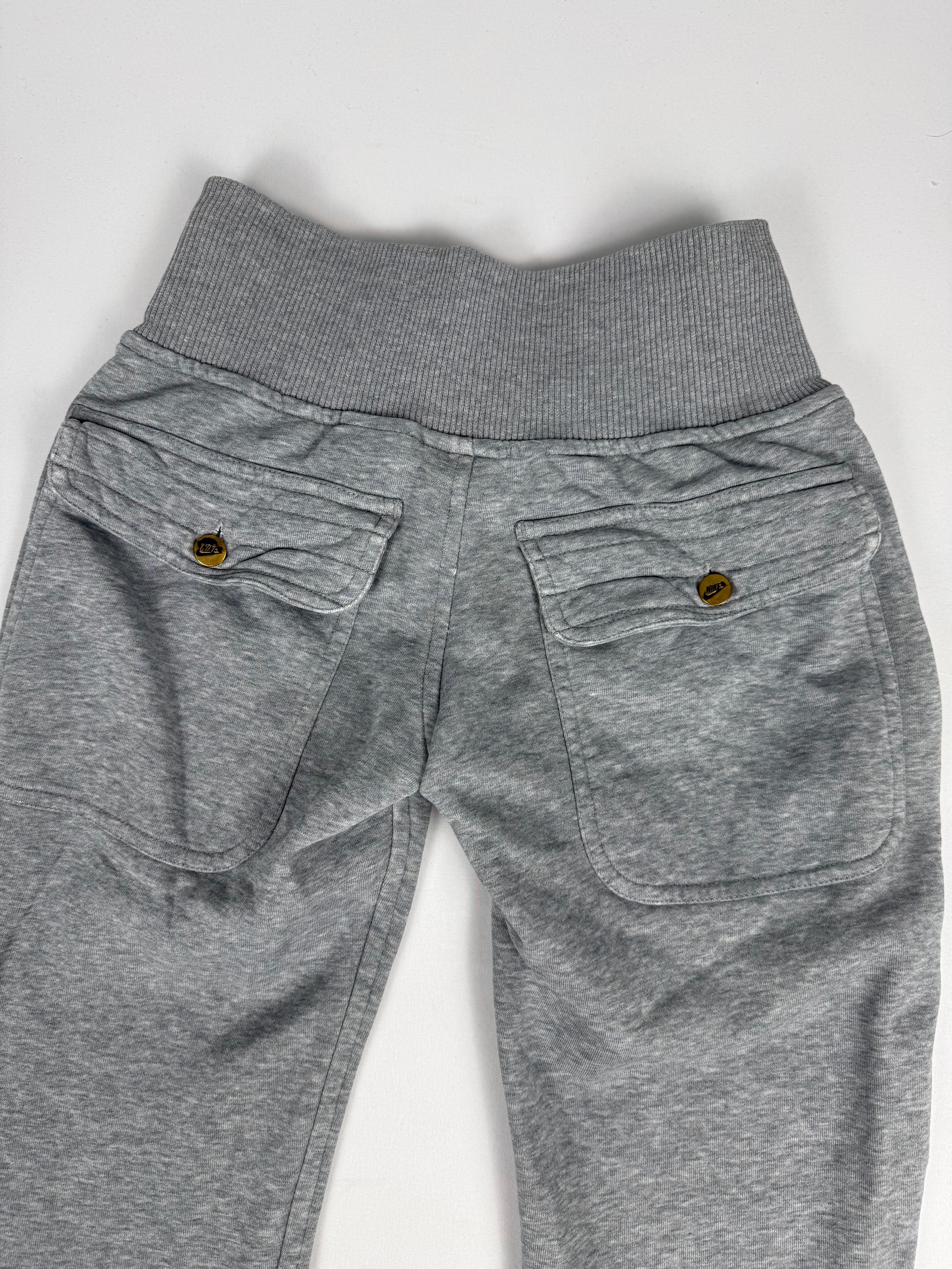 Grey activewear cotton capri pants (XS)