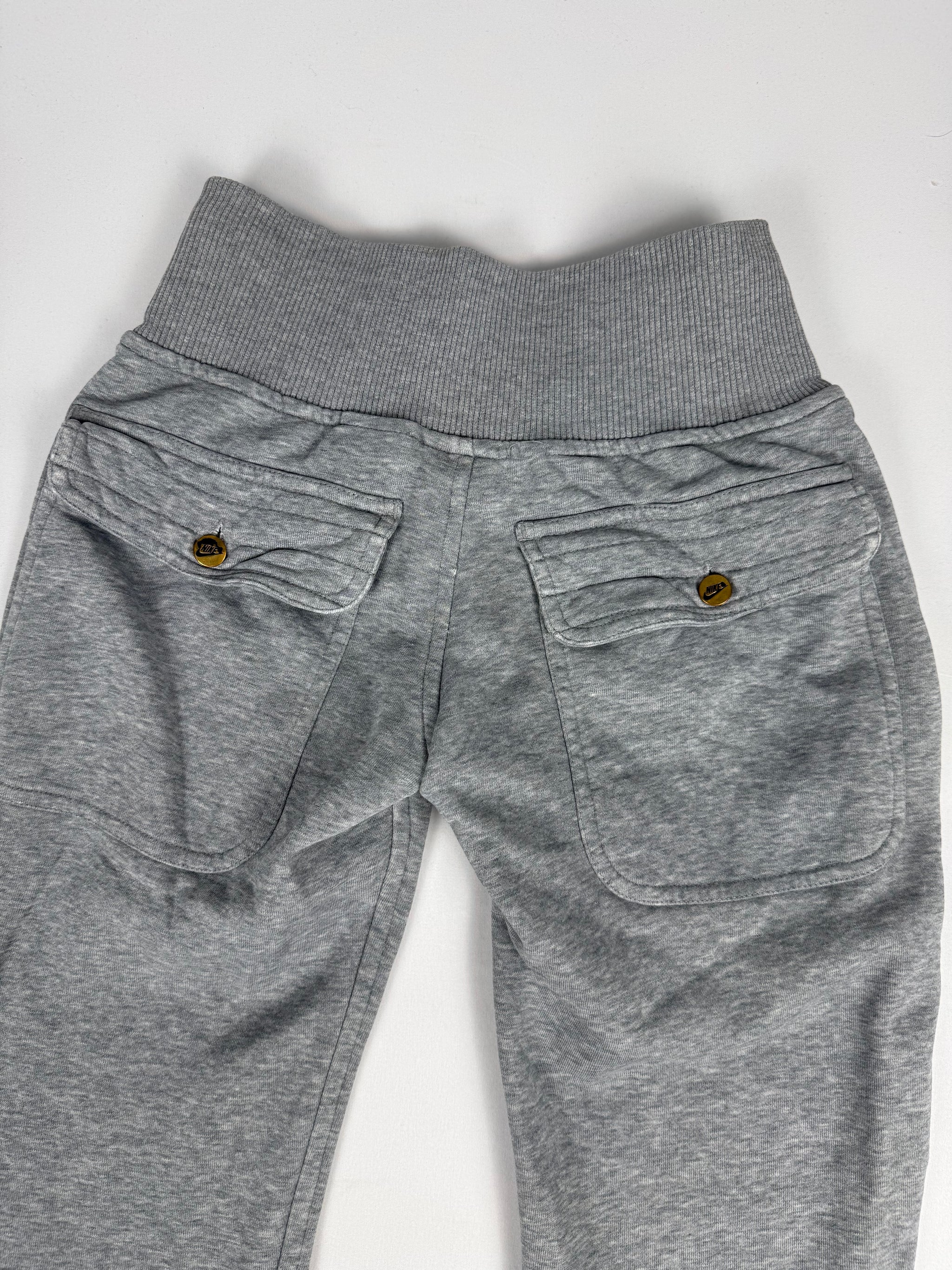 Grey activewear cotton capri pants (XS)