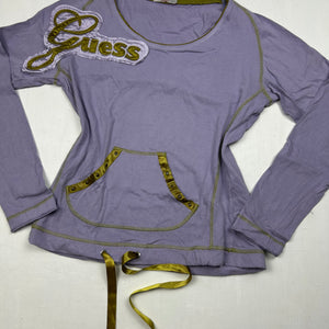 Lilac logo long sleeves top (M/L)