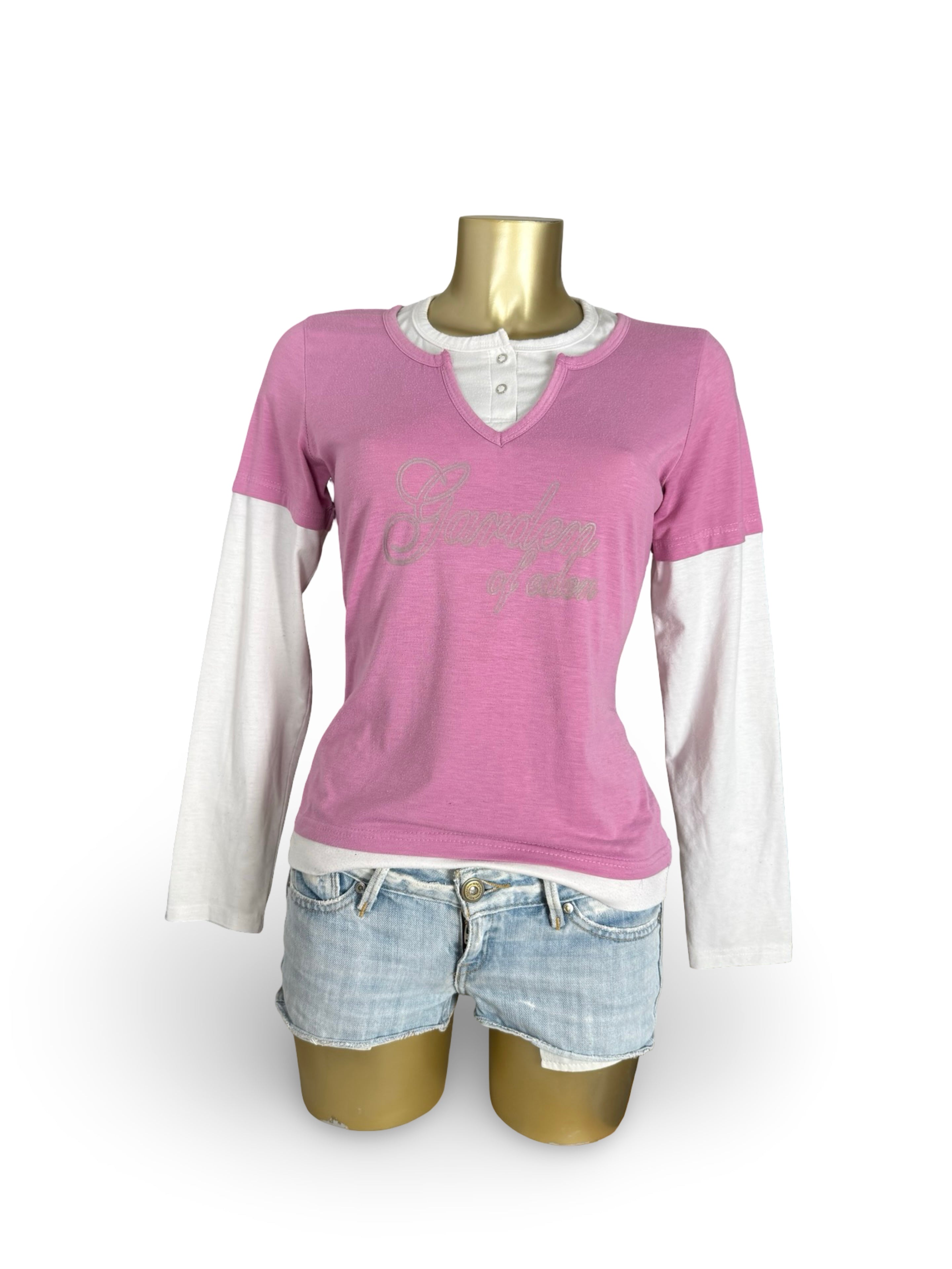 Pink long sleeves tee (XL)