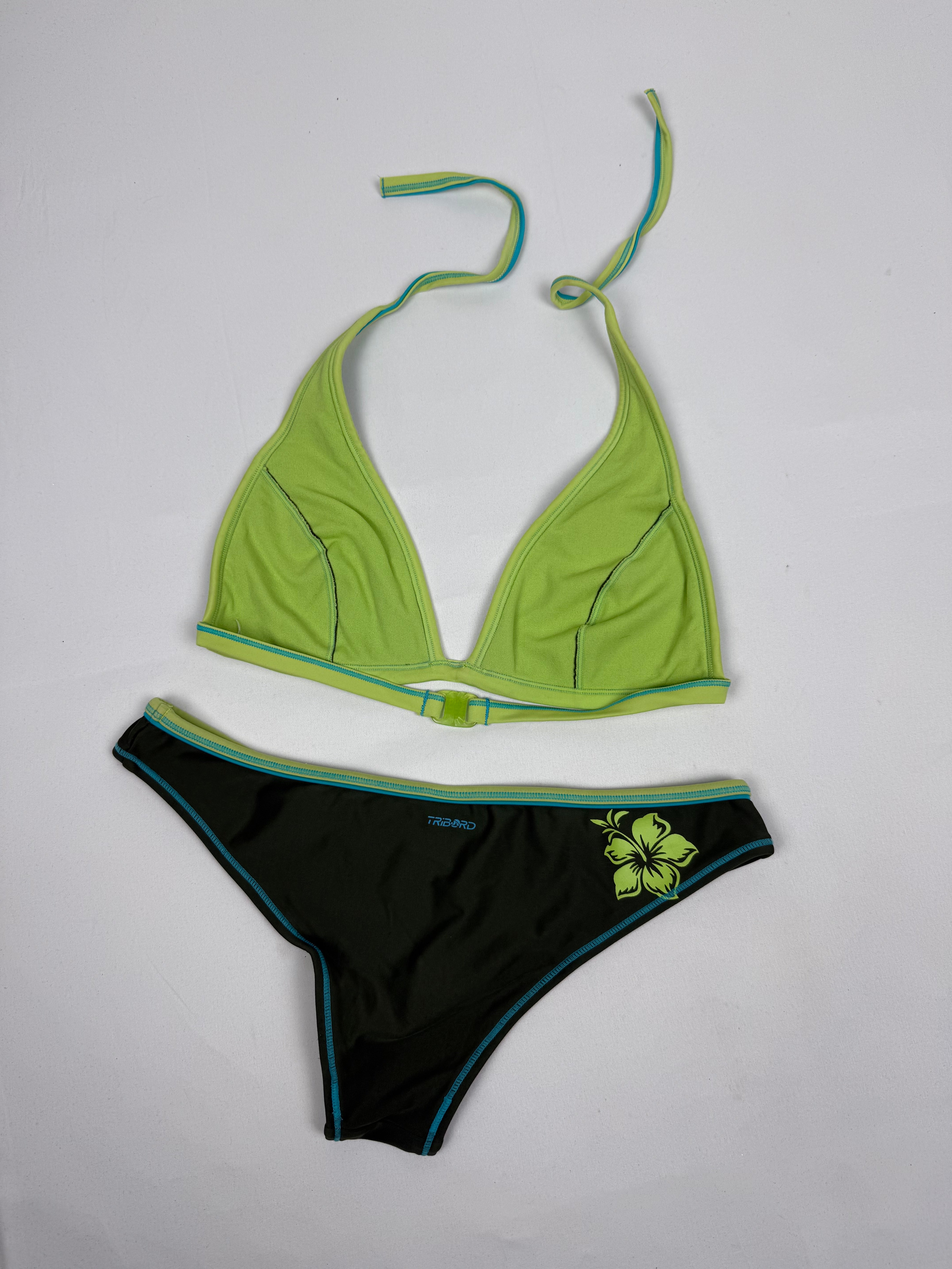 Khaki low rise bikini set (S/M)